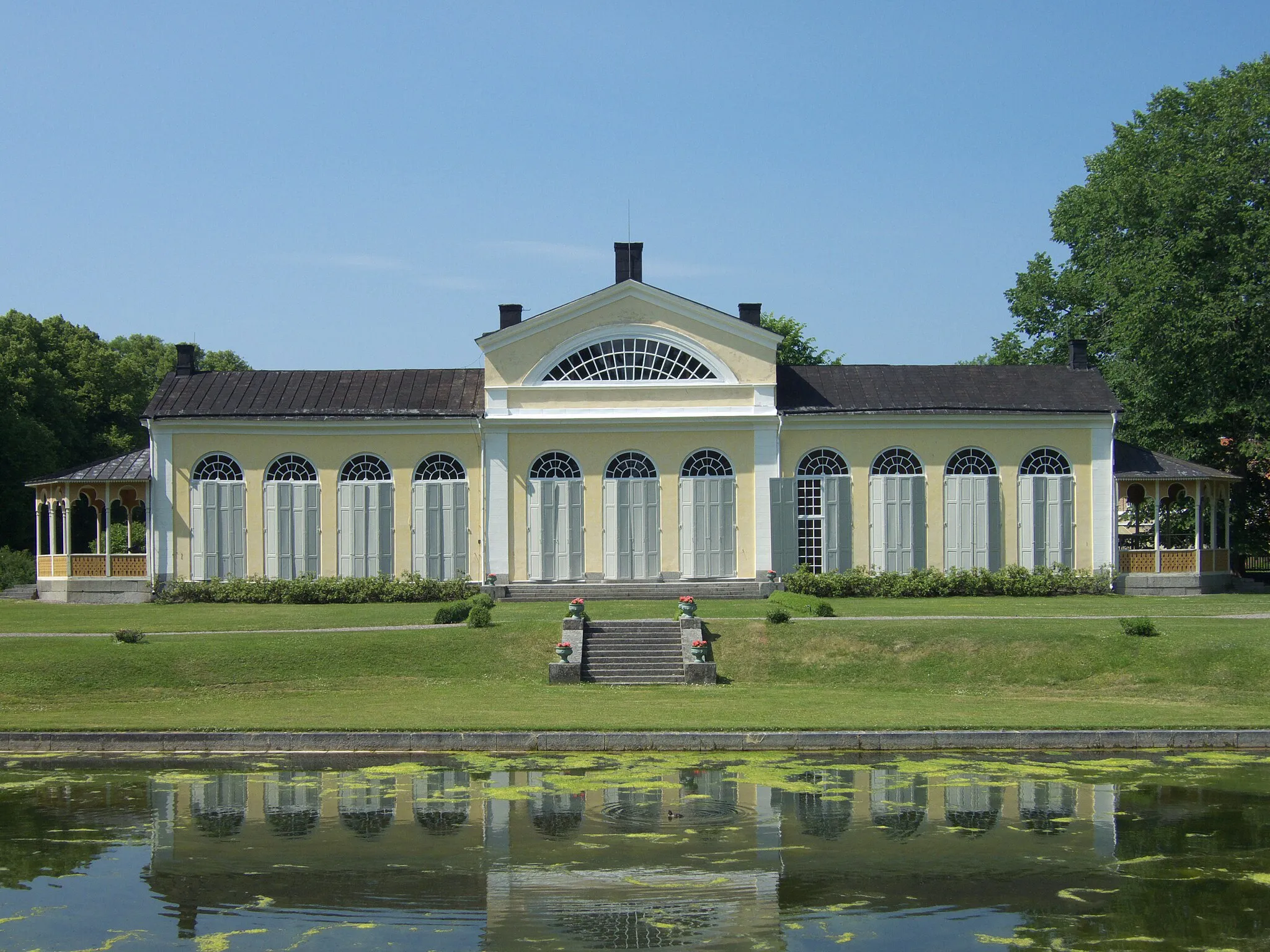 Photo showing: The orangery by Örbyhus castle