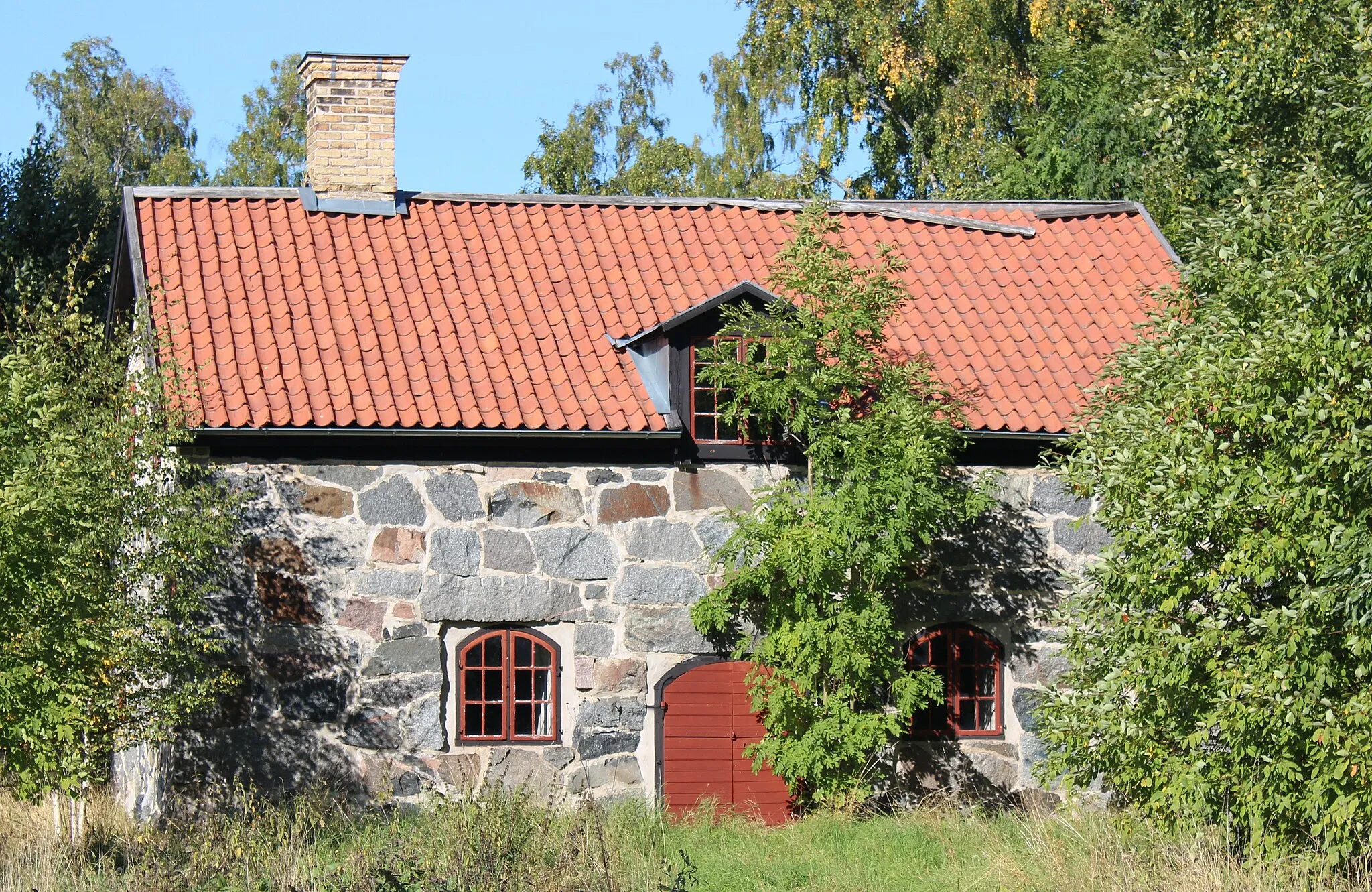 Photo showing: The smithy at Örbyhus Castle, Tierp Municipality, Sweden.