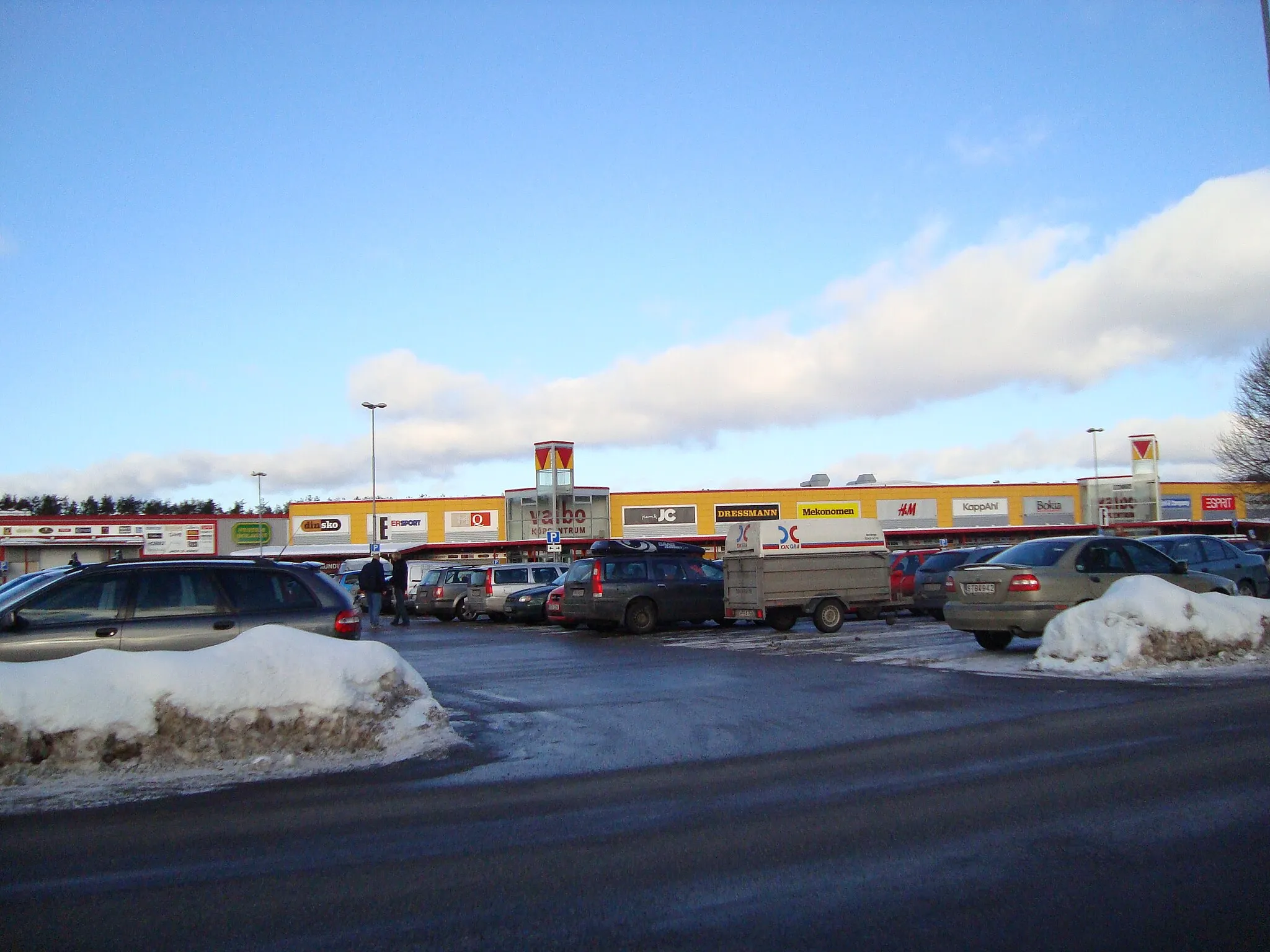 Photo showing: Shopping mall "Valbo köpcentrum", Sweden.