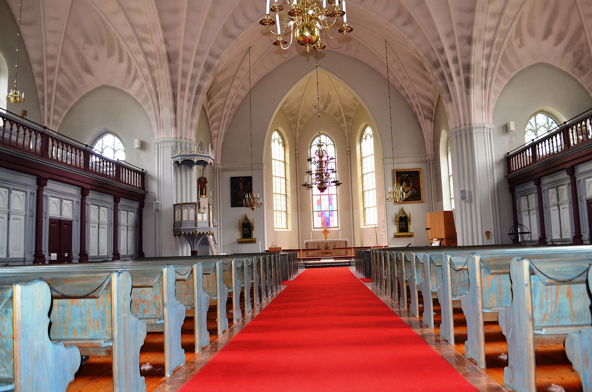 Photo showing: Skinnskattebergs kyrkas kyrksal