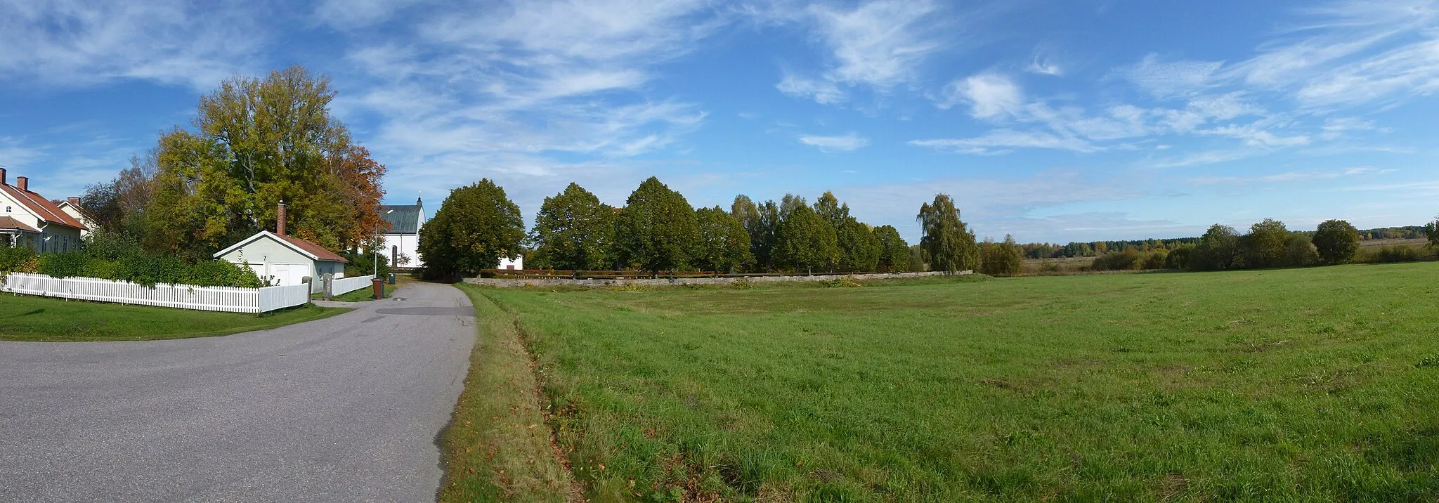 Photo showing: Panorama of landscape just outside Hedesunda