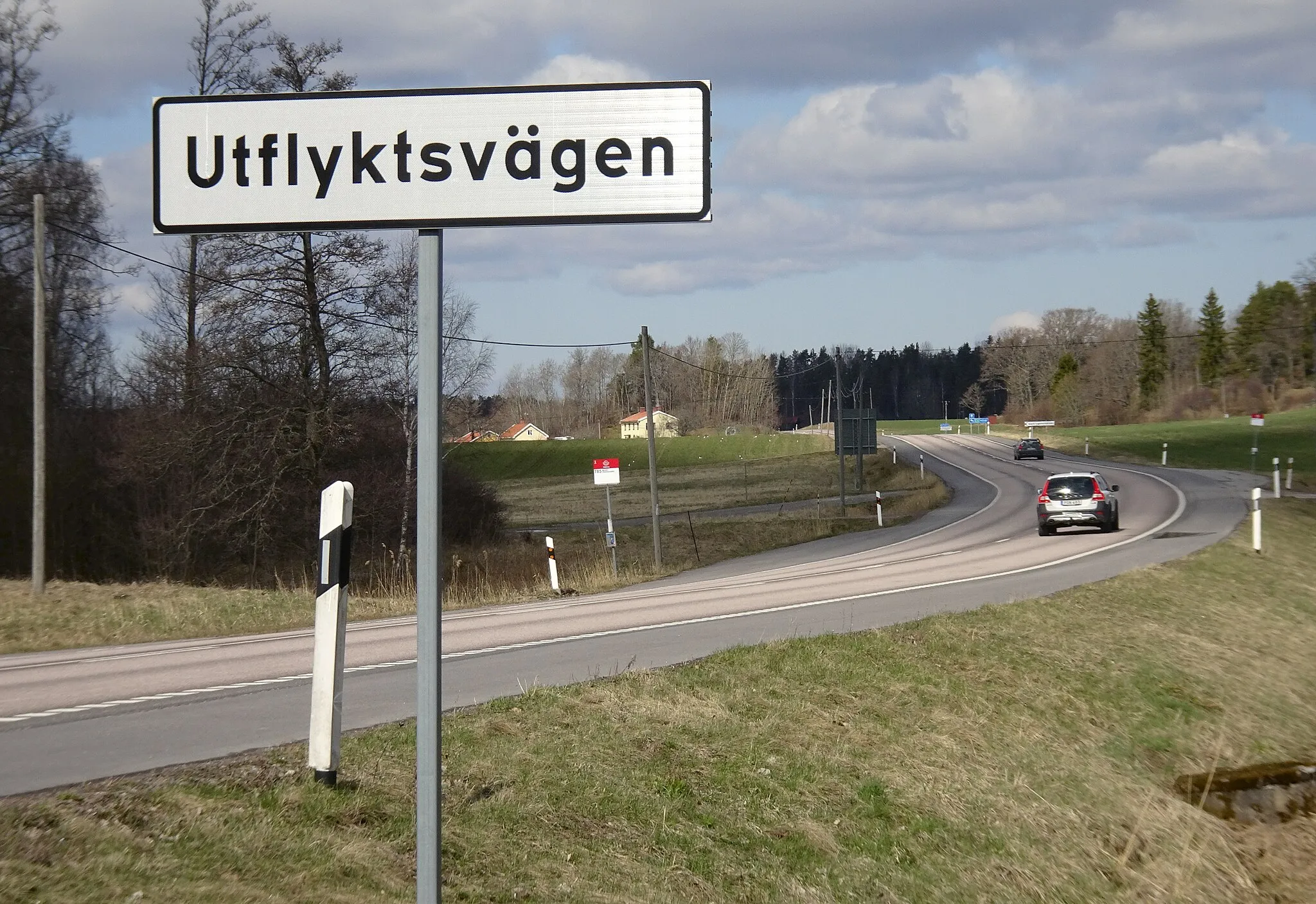 Photo showing: Utflyktsvägen nära Hölö kyrka