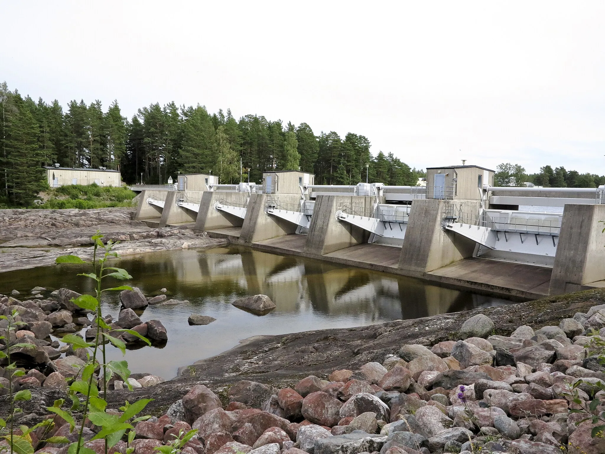 Photo showing: Älvkarleby, dam. Sweden