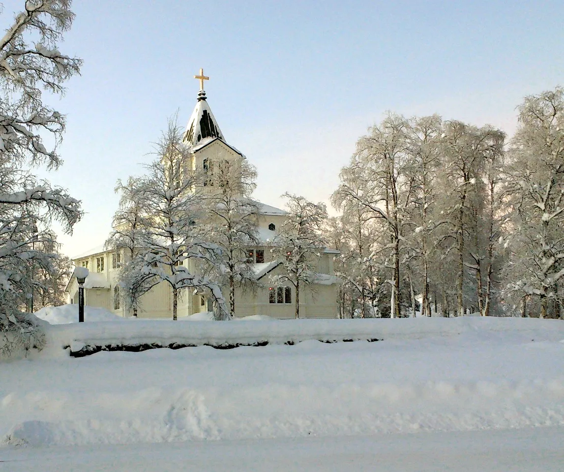 Photo showing: The church of Gällivare
