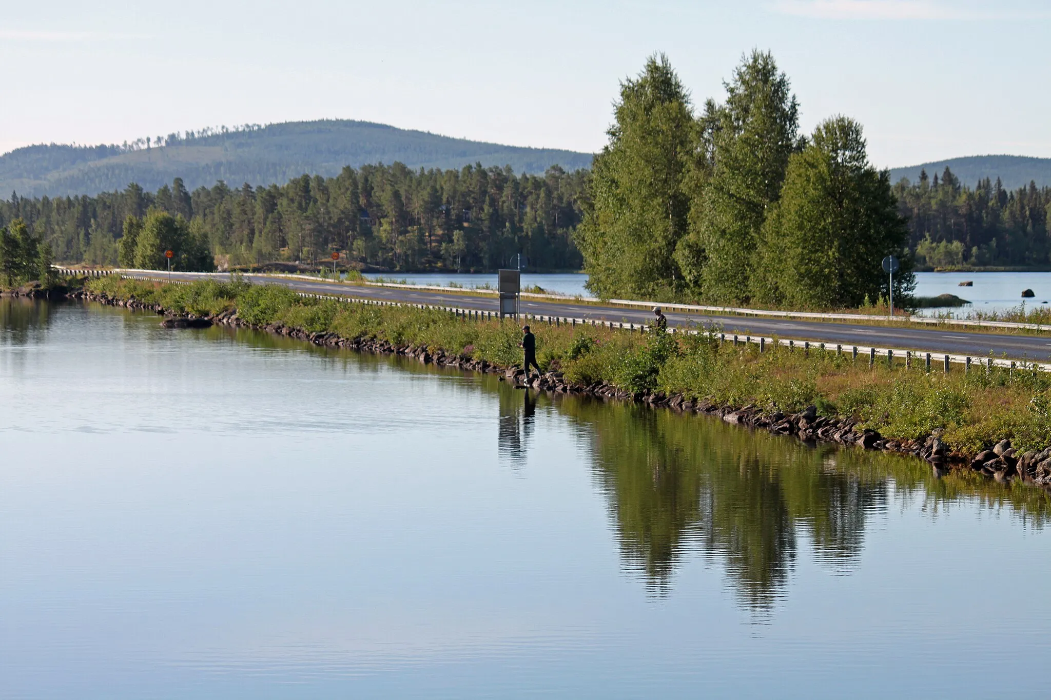 Photo showing: Blå vägen, Kattisavan, Västerbotten