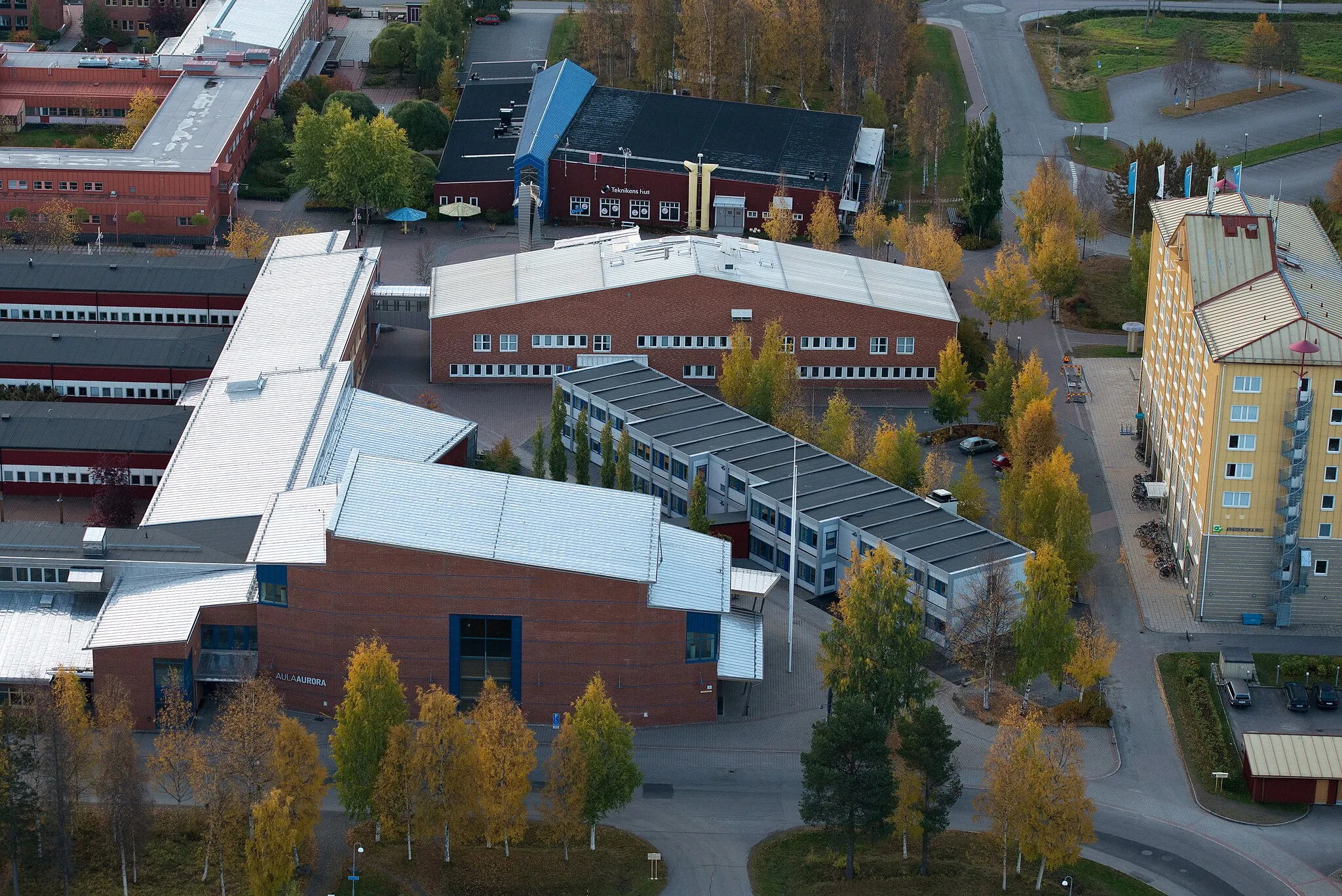 Photo showing: Aula Aurora på Luleå tekniska universitet campus.