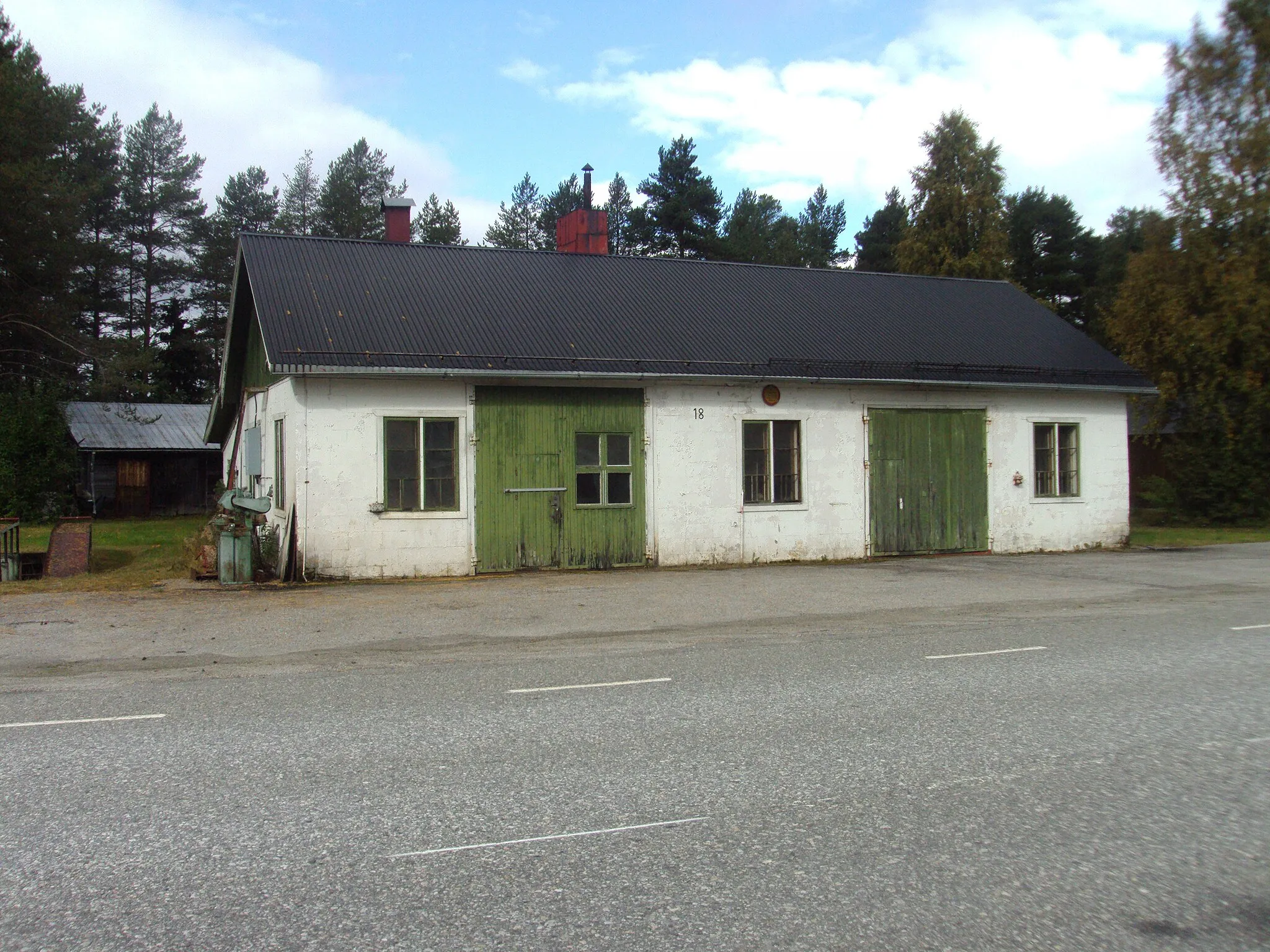 Photo showing: Byggnad i Hälla, Åsele kommun