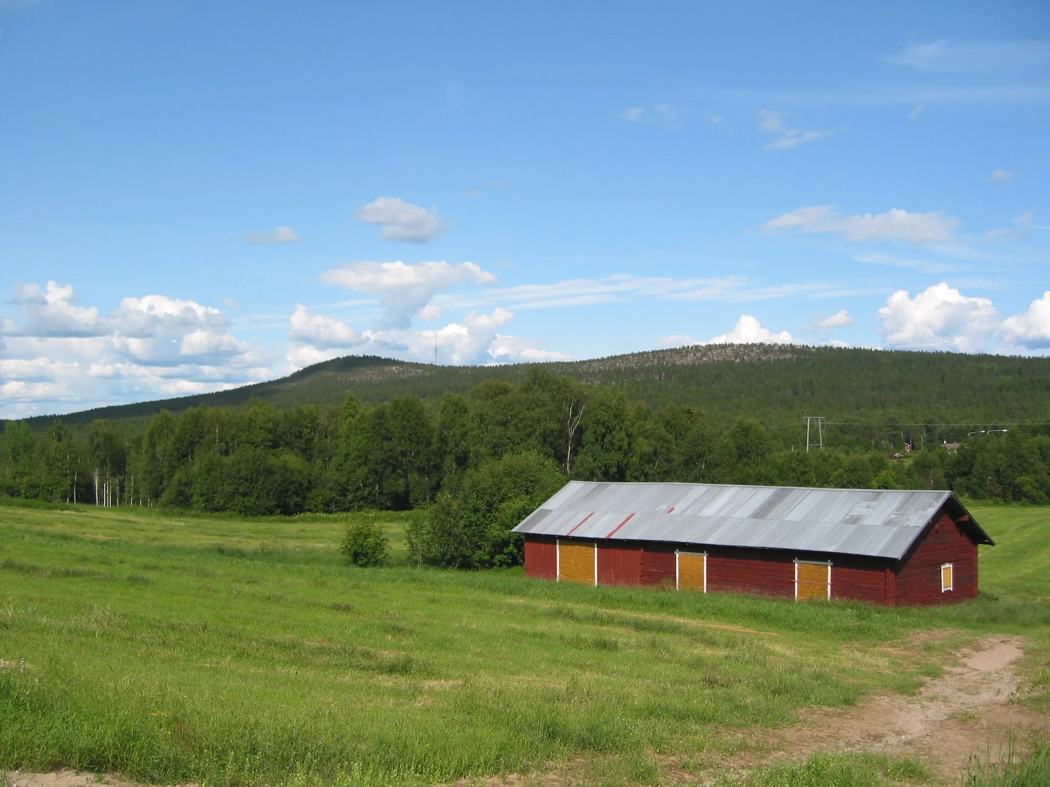 Photo showing: Aavasaksa hill in Ylitornio, Finland