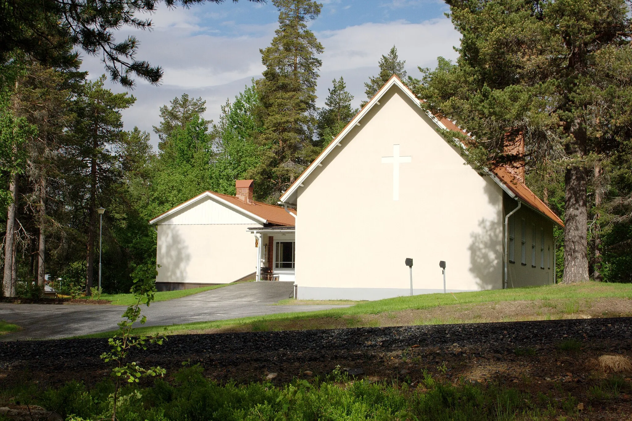 Photo showing: Kristineberg's church in Västerbotten County