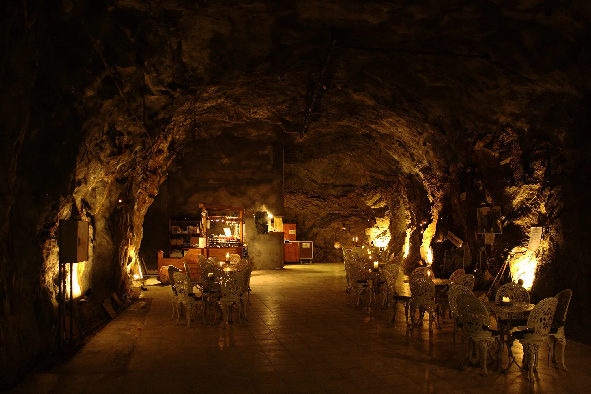 Photo showing: Cafe i Sankta Anna Underjordskyrka, Kristineberg,