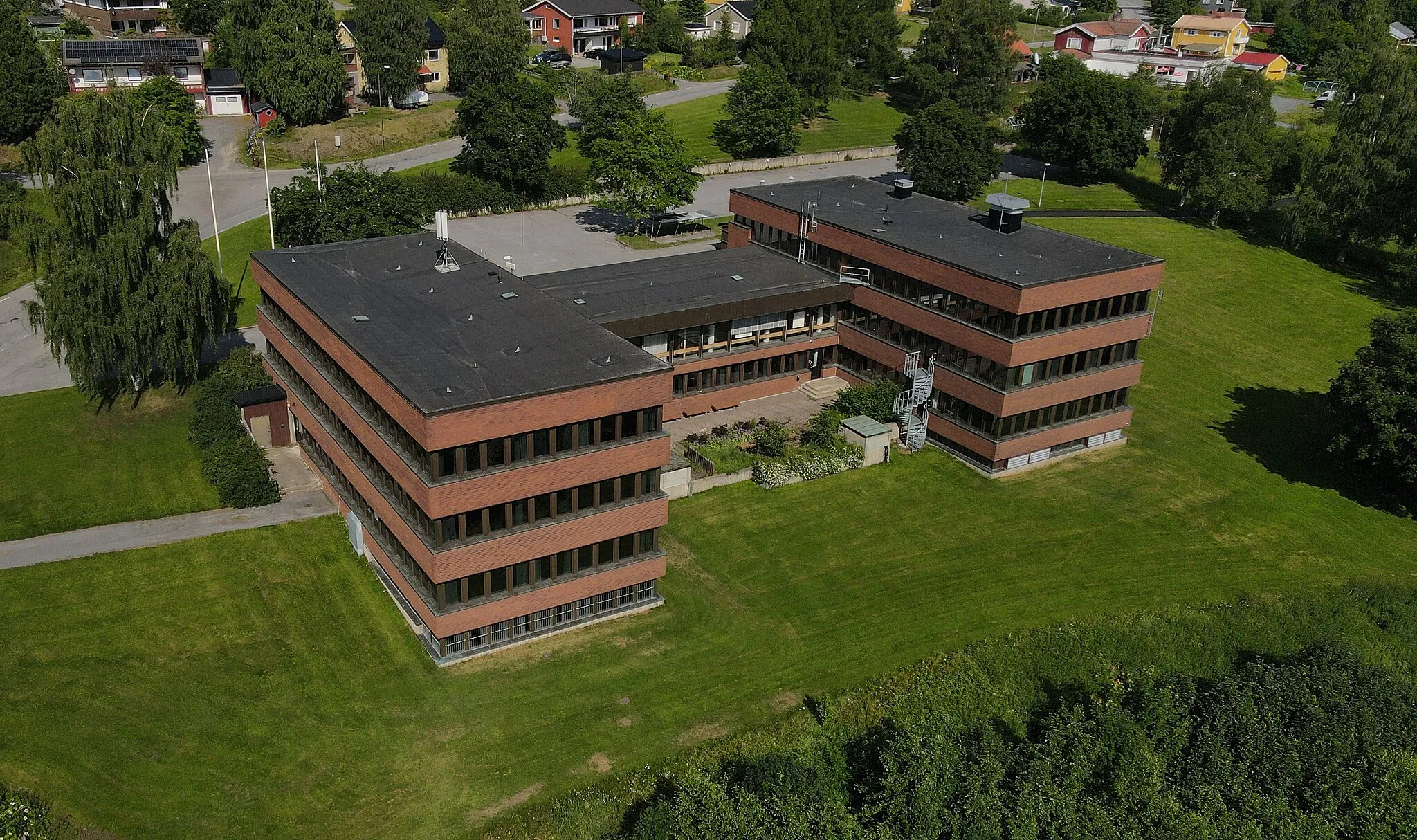 Photo showing: Skellefteå gummifabriks kontor i juli 2023.