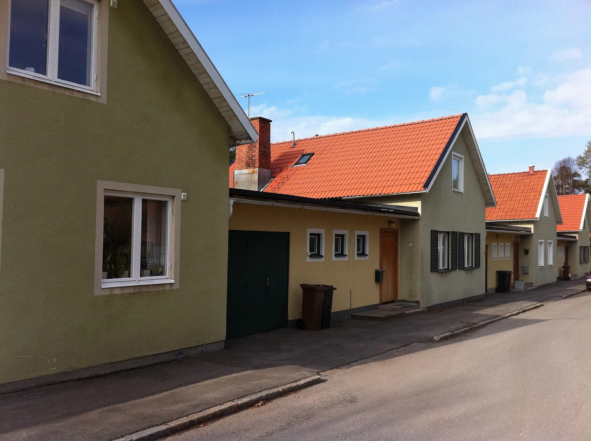 Photo showing: Radhus på Högalidsgatan (1950-tal). Ark. Bergenudd/Stampe.