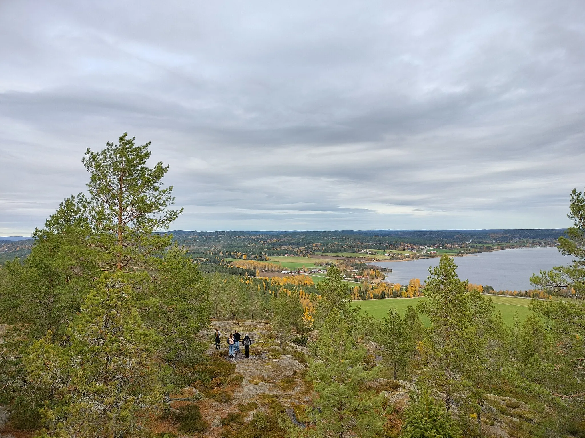 Photo showing: Utsikt över Tavelsjö från Tavelsjöberget