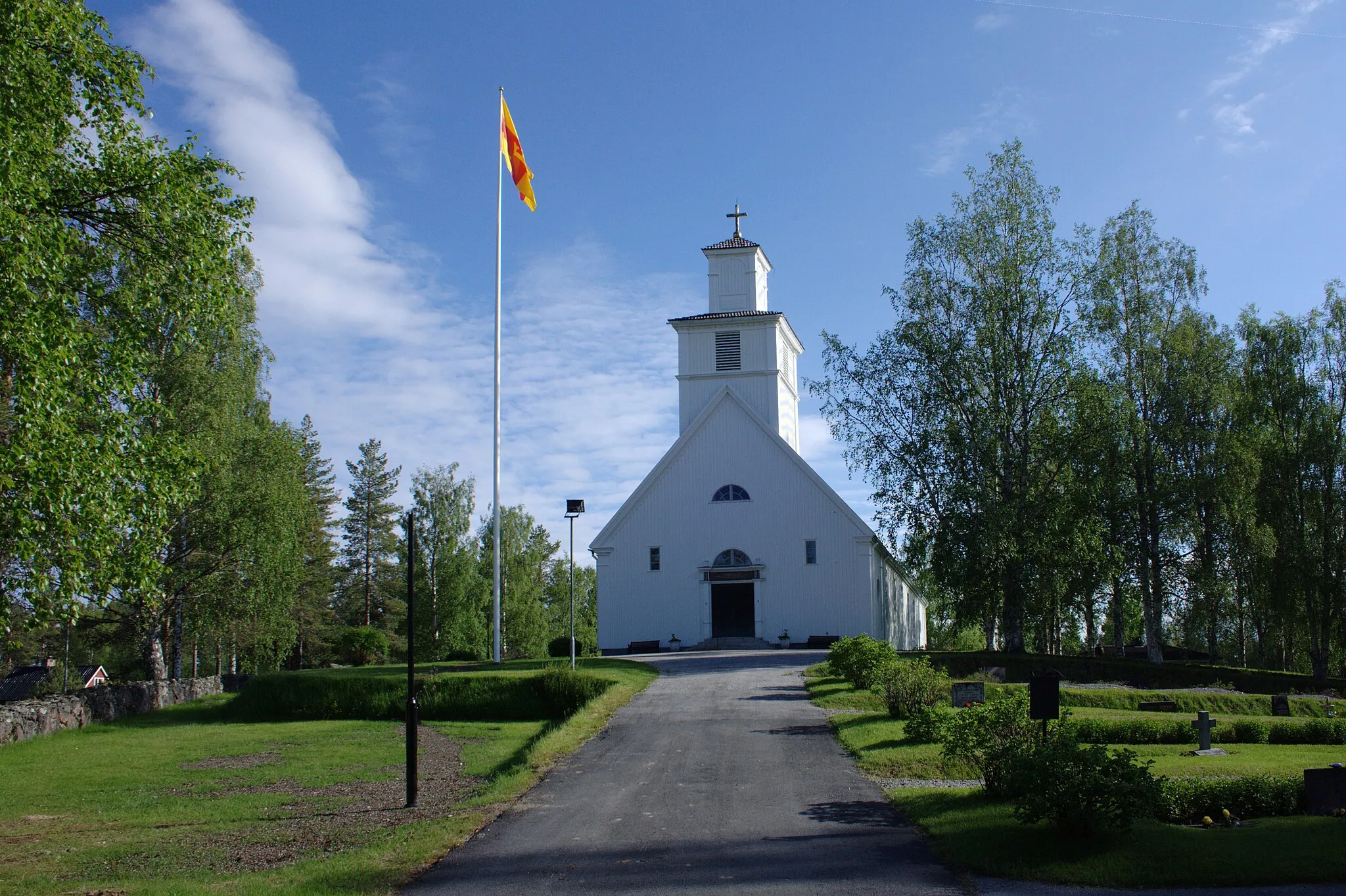 Photo showing: Björksele church