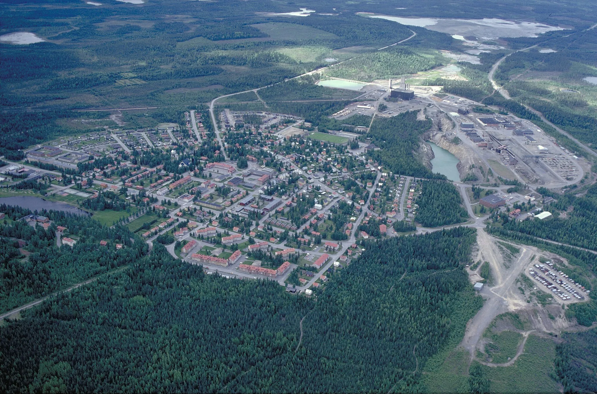 Photo showing: Bilden troligen från slutet av 1970-talet.