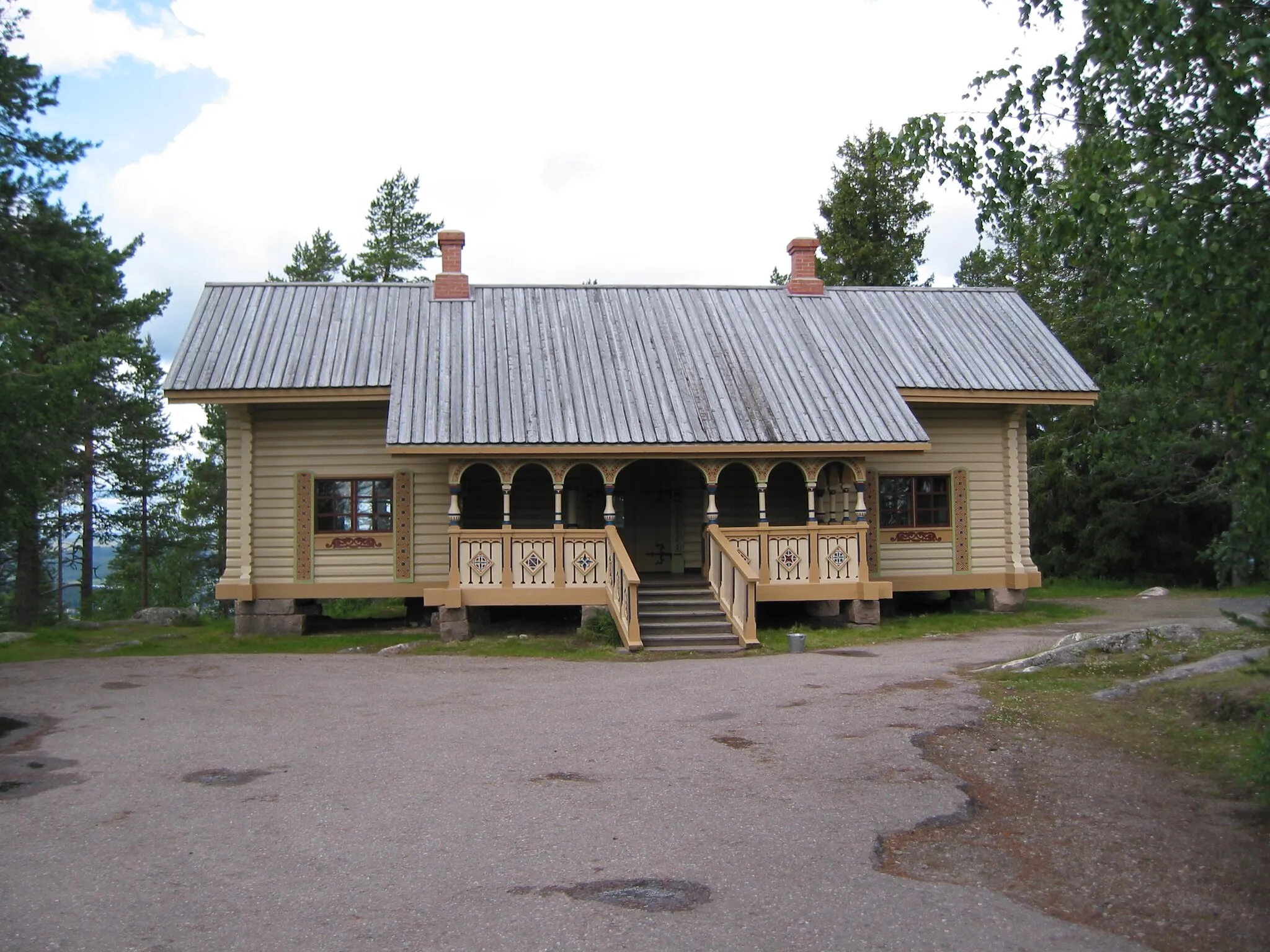 Photo showing: So called Emperor's Villa (ref. to Emperor of Russia) on the Aavasaksa hill, Ylitornio, Finland.