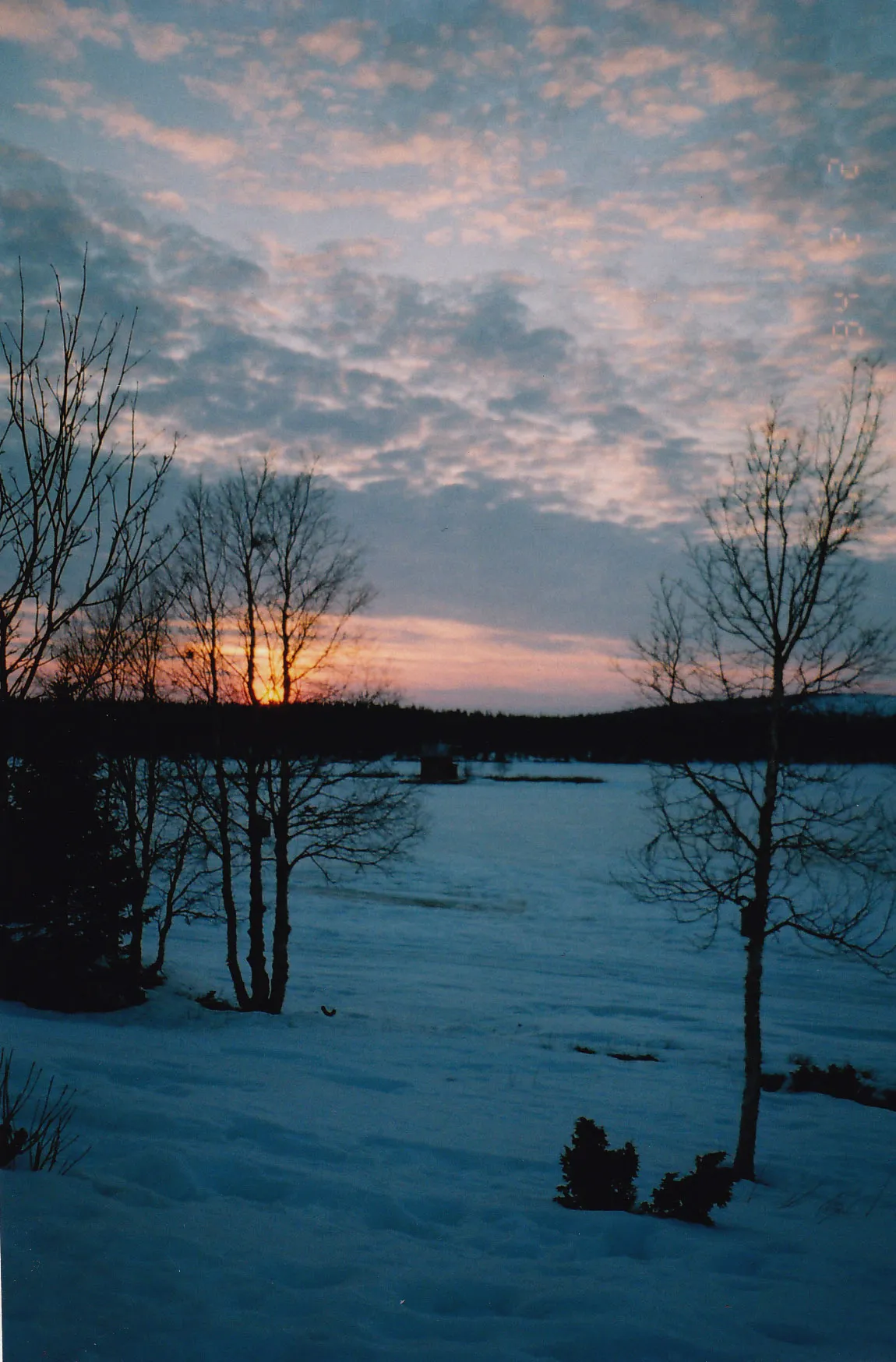 Photo showing: View of Tjautjasjaur, spring 2011