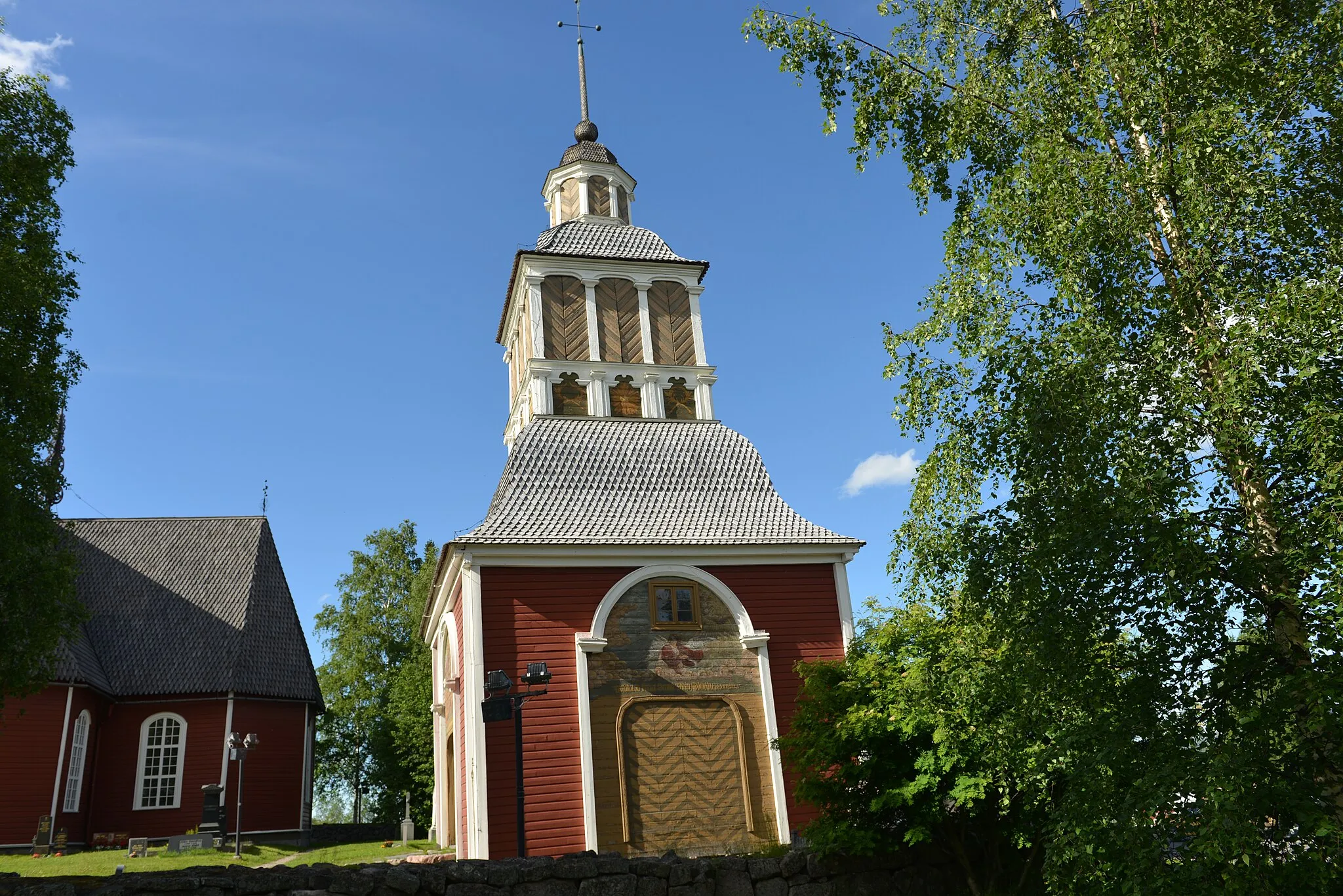 Photo showing: Övertorneå kyrka