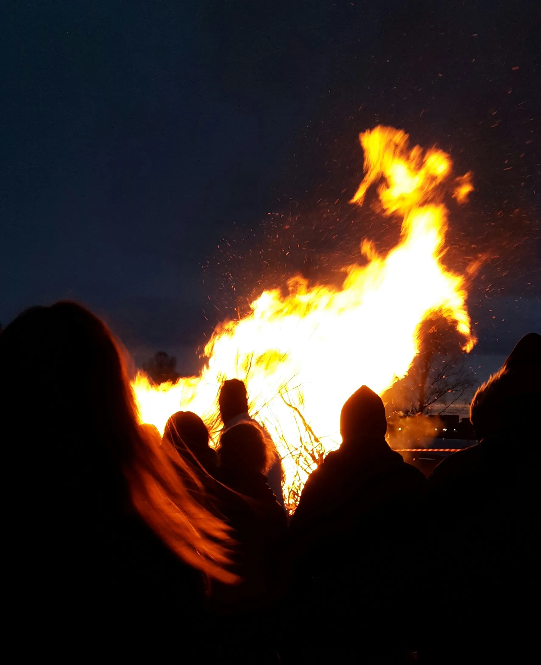Photo showing: Walpurgis Night bonfire in Boden, Sweden