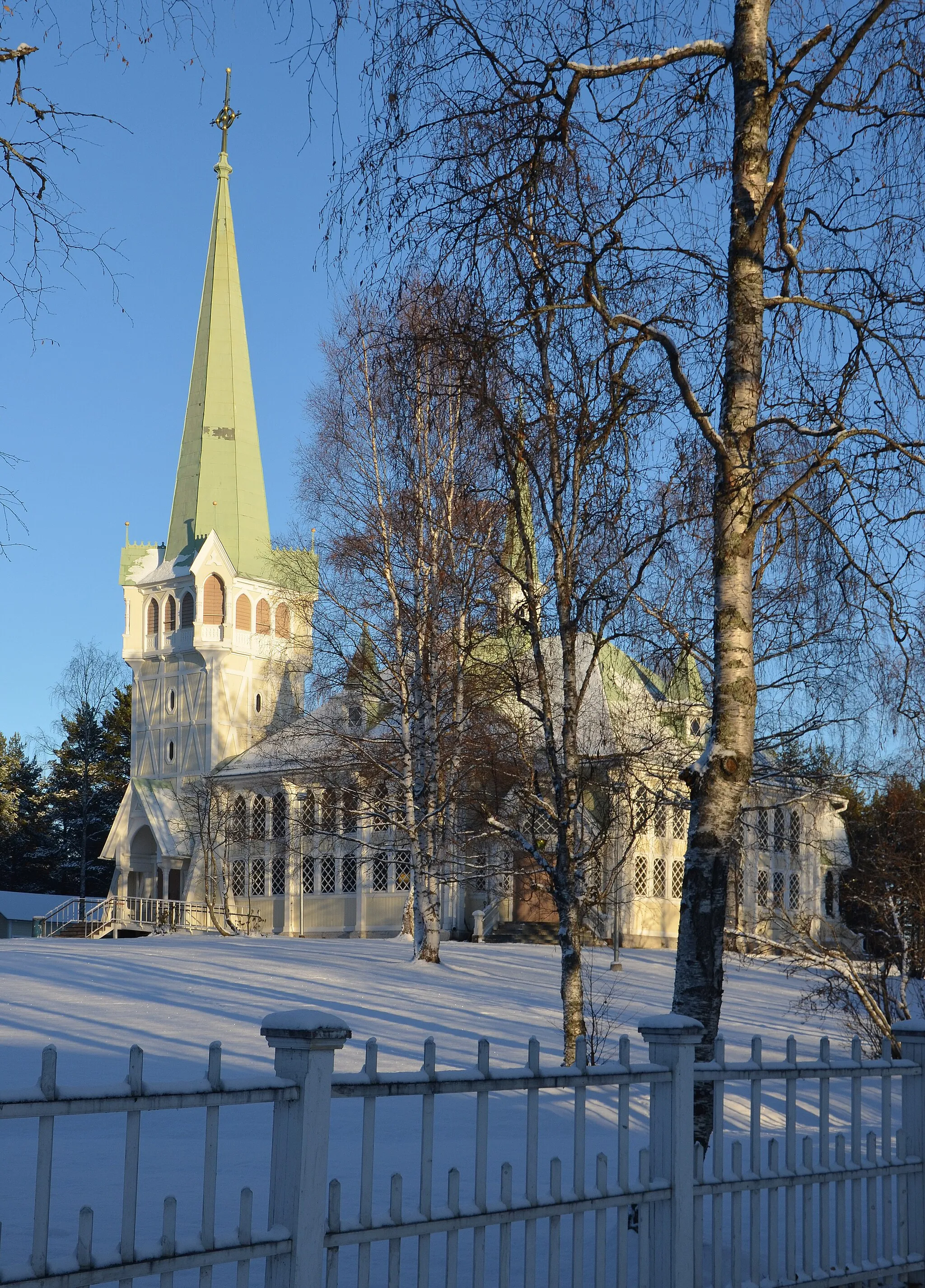 Photo showing: Jokkmokks nya kyrka