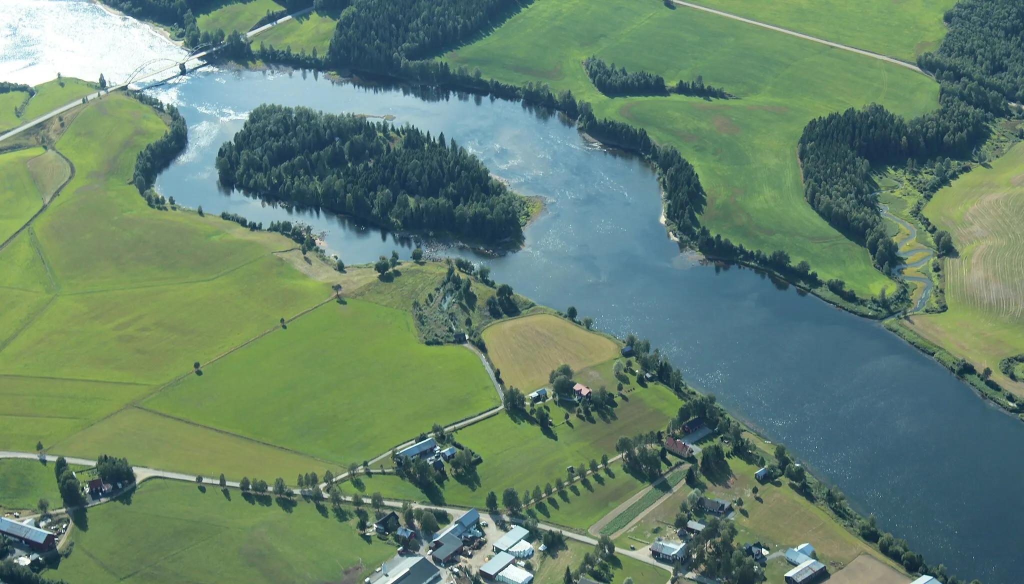 Photo showing: Flygfoto över Rödåsel