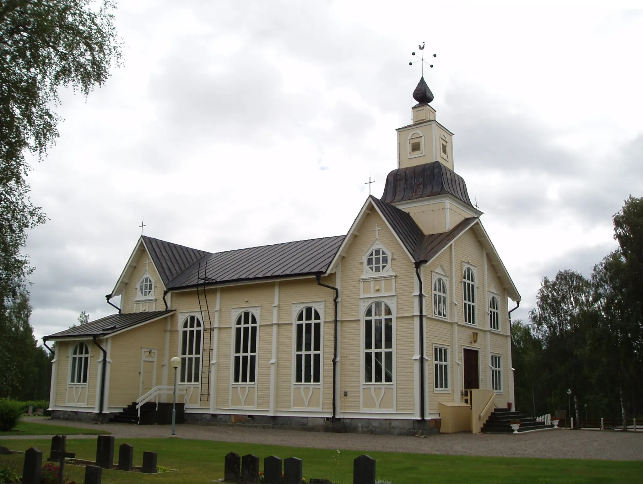 Photo showing: The church of Långträsk, Norrbotten, Sweden