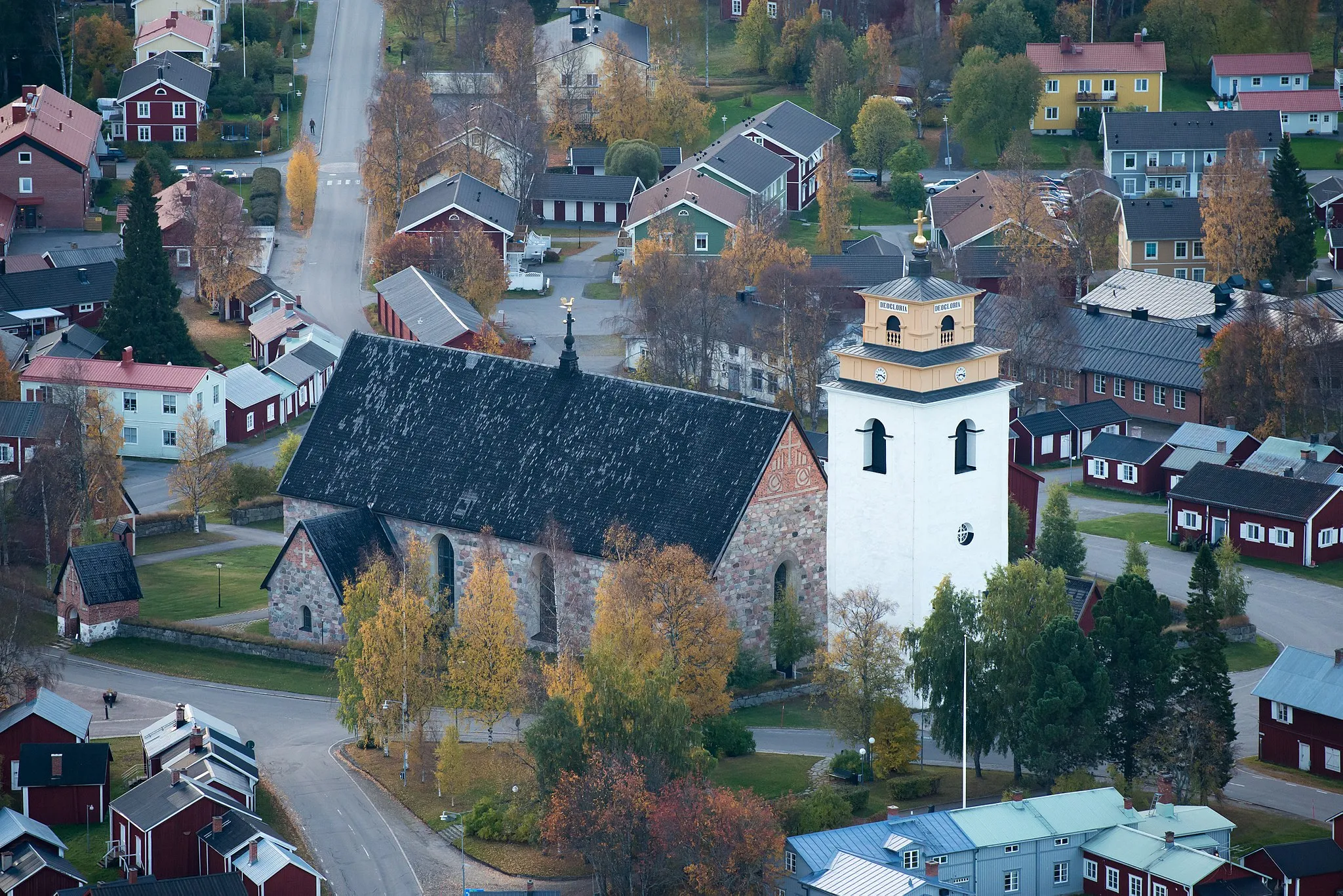 Photo showing: Nederluleå kyrka (church), part of Gammelstad Church Town World Heritage Site.