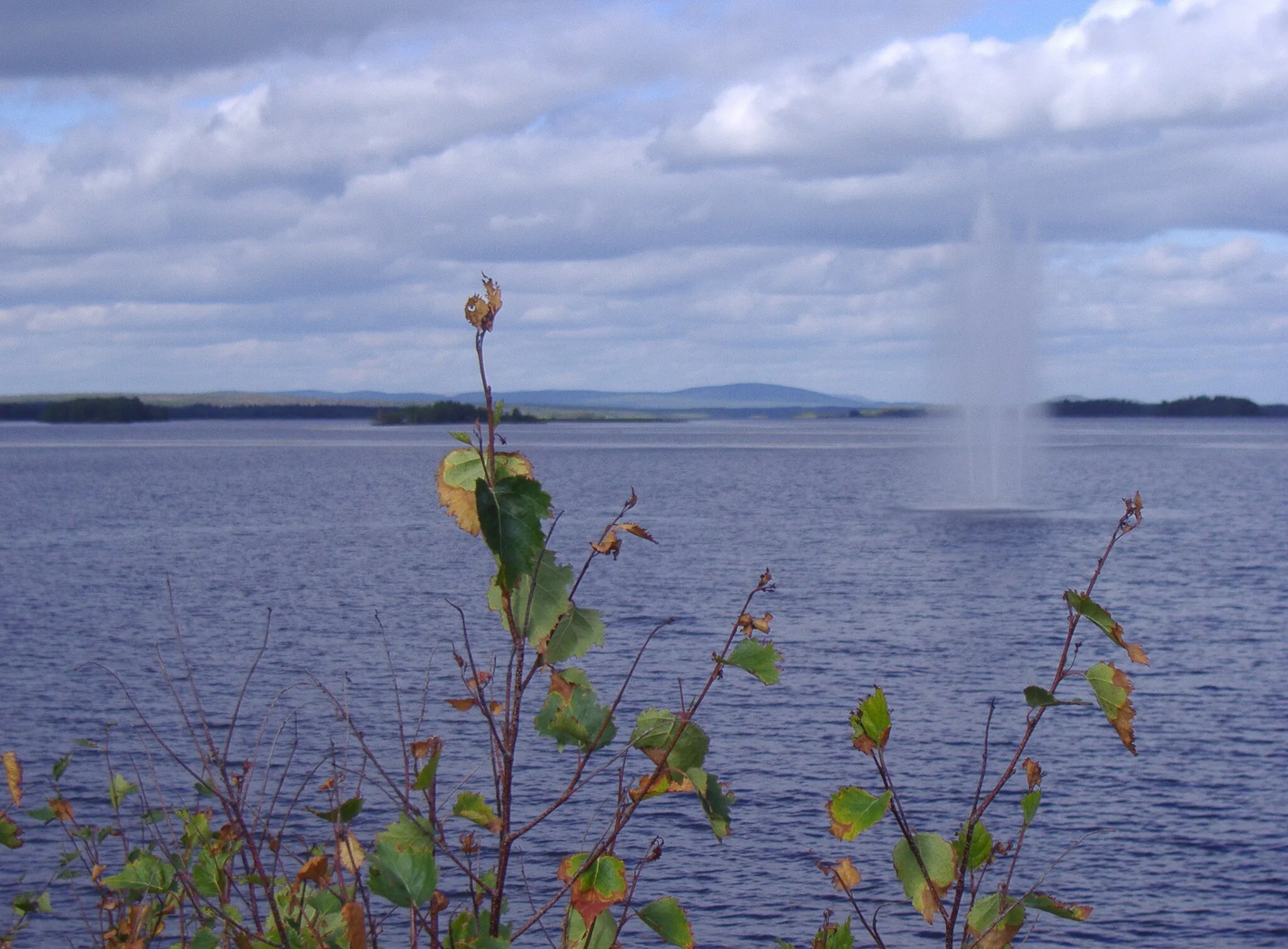 Photo showing: Kemijoki river broadens into lake Kemijärvi at Kemijärvi, Finland