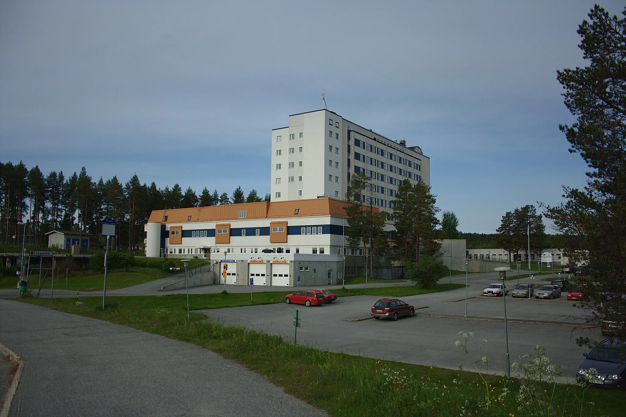 Photo showing: Lycksele hospital