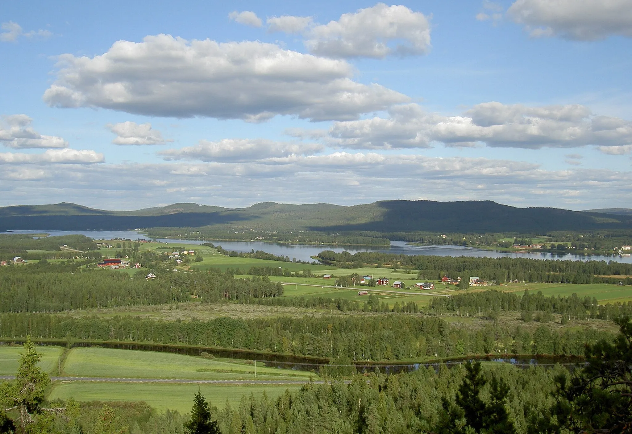 Photo showing: Vy från Lammivaara i Kuivakangas.