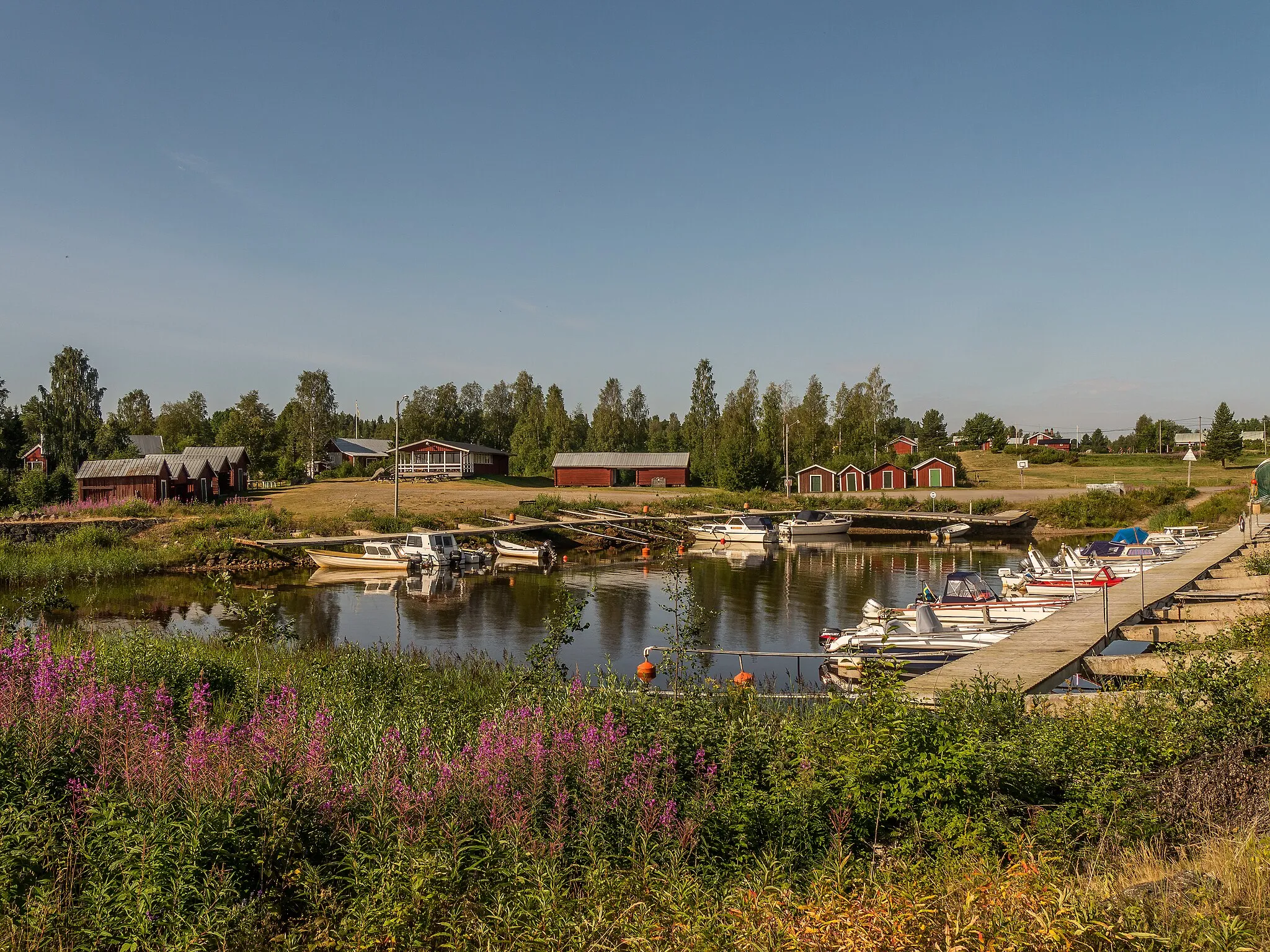 Photo showing: Siknäs boat harbor