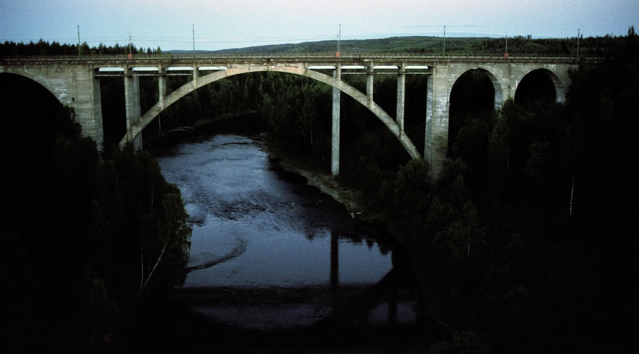 Photo showing: One of the bridges at Tallberg where Gevalia shot one of their commercials.