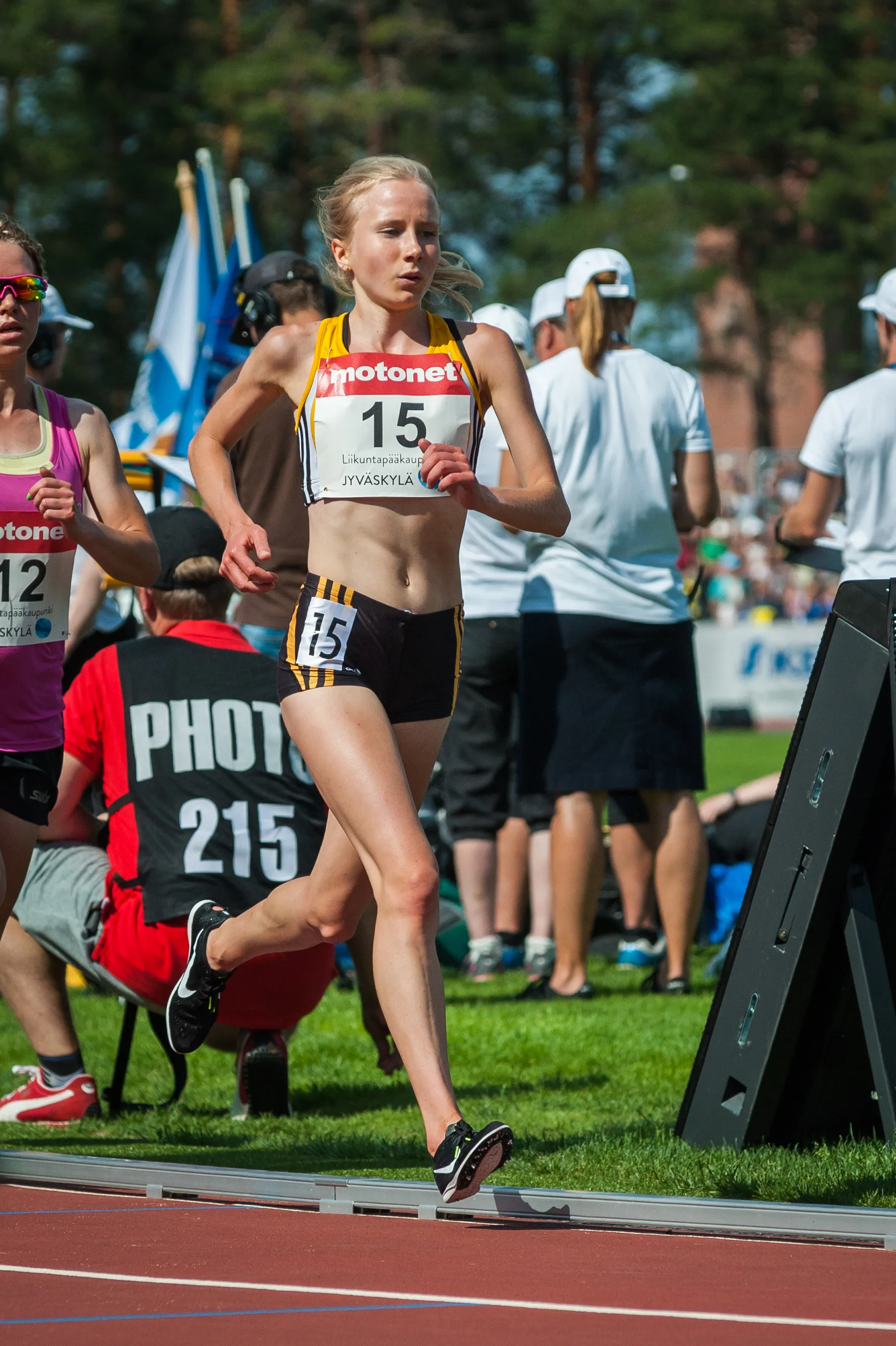 Photo showing: Women's 5000 m competition at the 2018 Kalevan Kisat, the Finnish championships in athletics, in Jyväskylä, Finland.