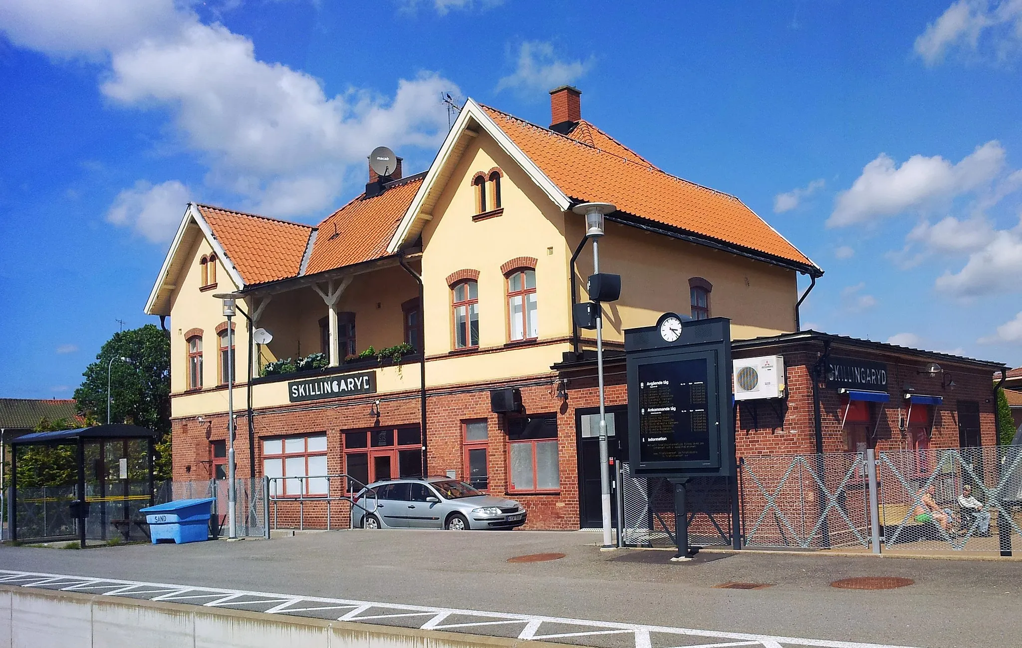Photo showing: Skillingaryds station, från tåget. Juli 2013