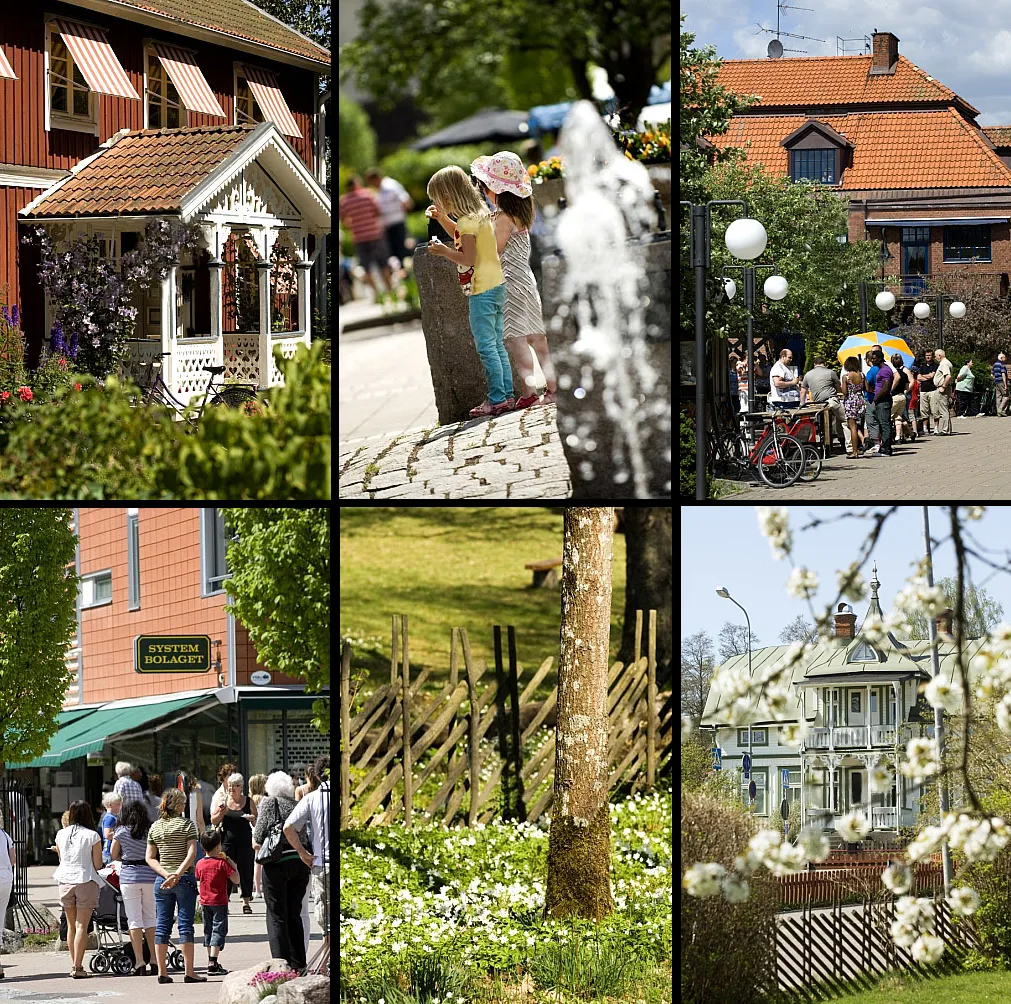 Photo showing: Skillingaryd; A collage of pictures from the small Swedish town.