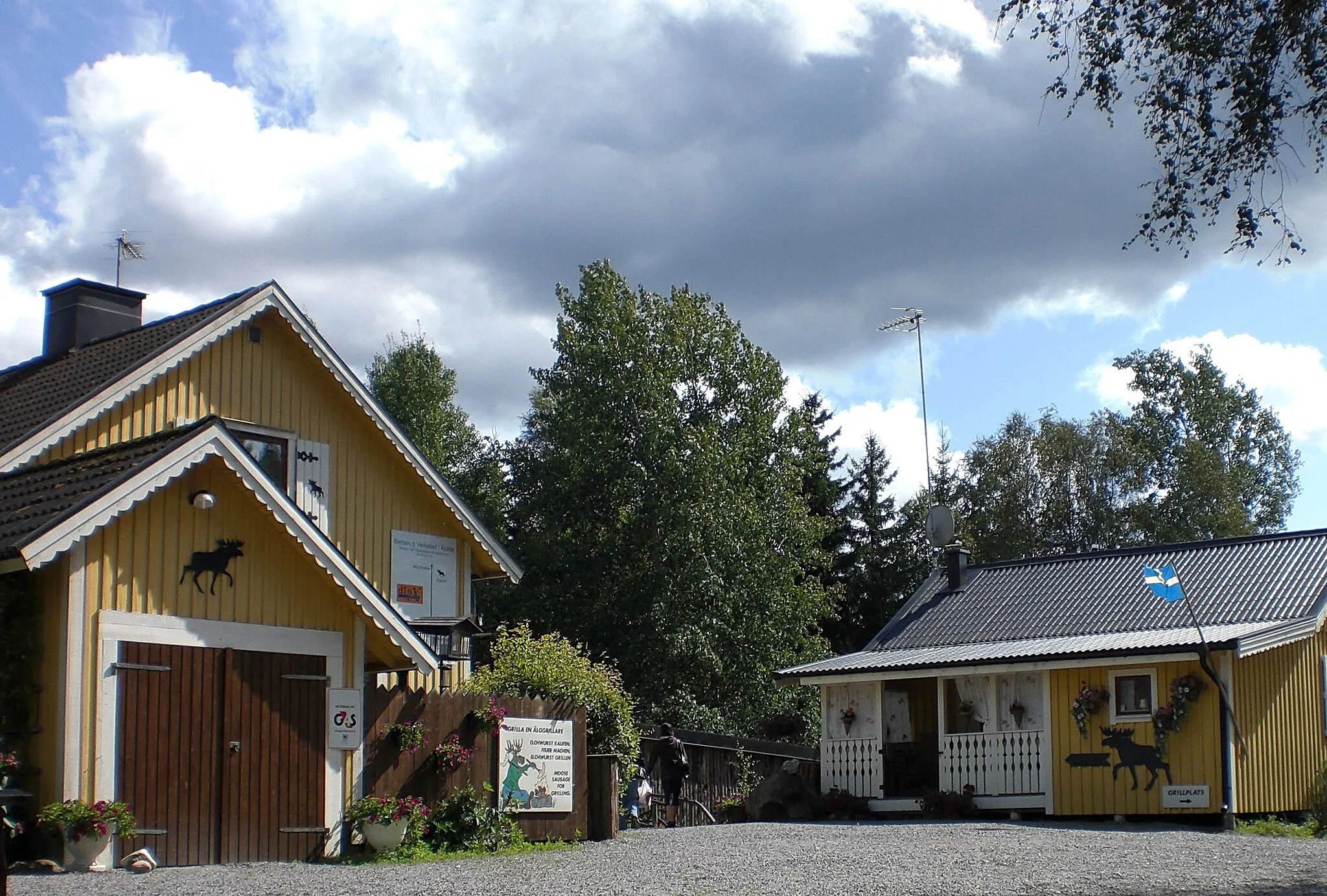 Photo showing: Eingangsbereich zum Elchpark in Kosta, Schweden