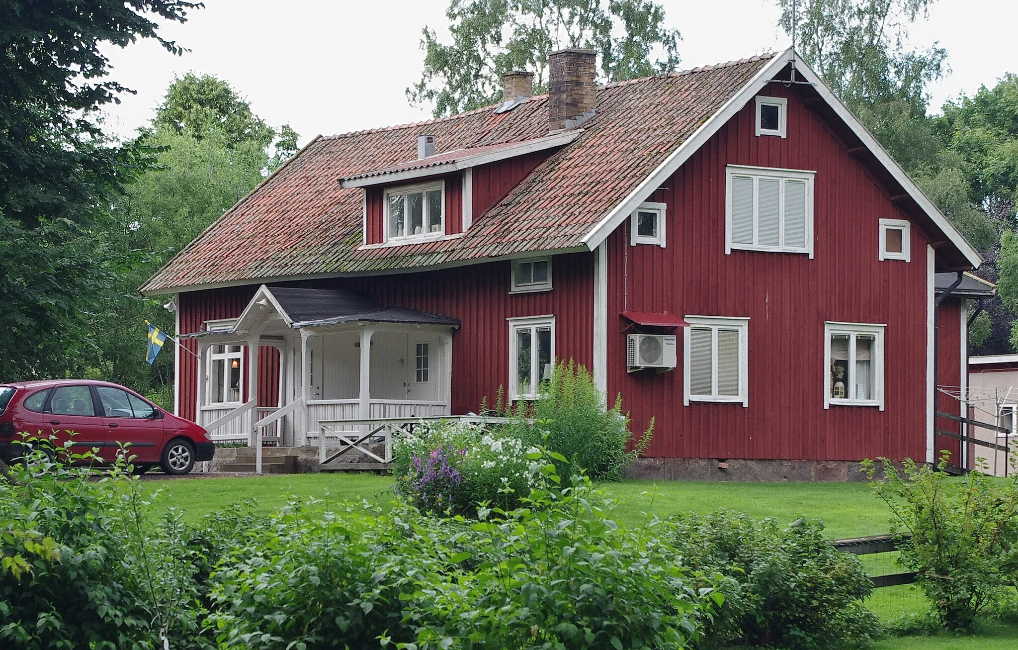 Photo showing: The village Folkabo in Västergötland, Sweden.