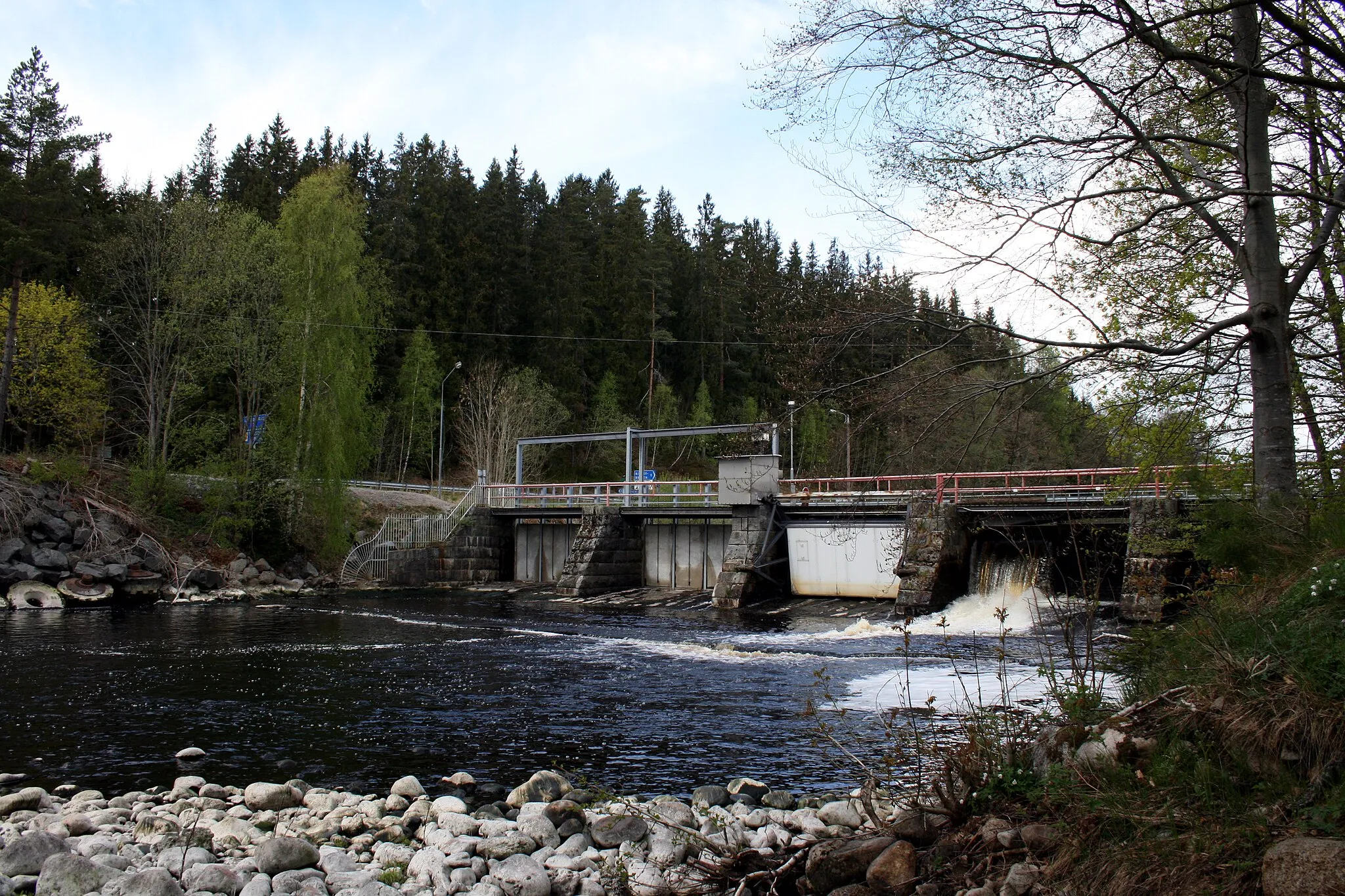 Photo showing: Hydroelectric power plant in Fridafors, Sweden