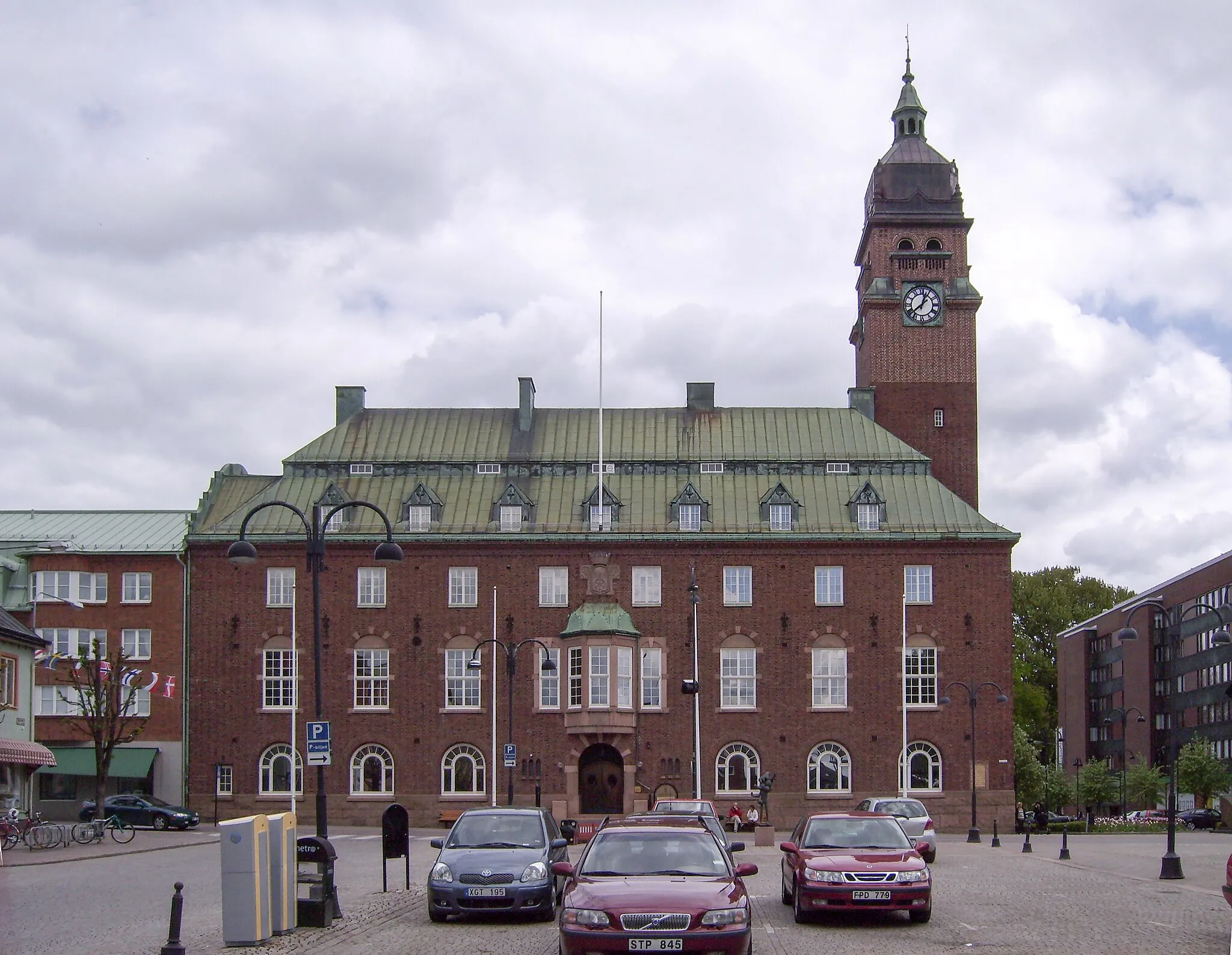 Photo showing: The town hall in the town Nässjö in Sweden.
