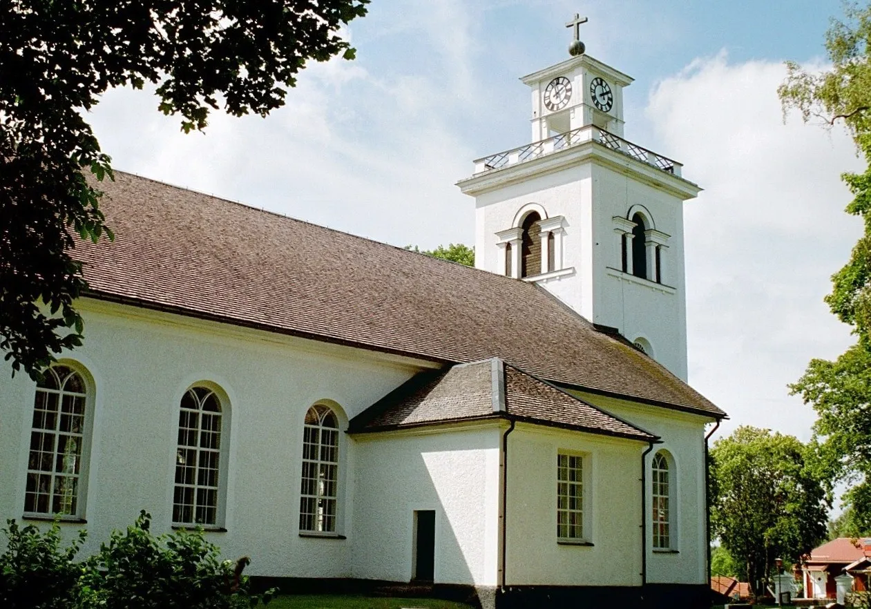 Photo showing: Skirö kyrka med sakristian