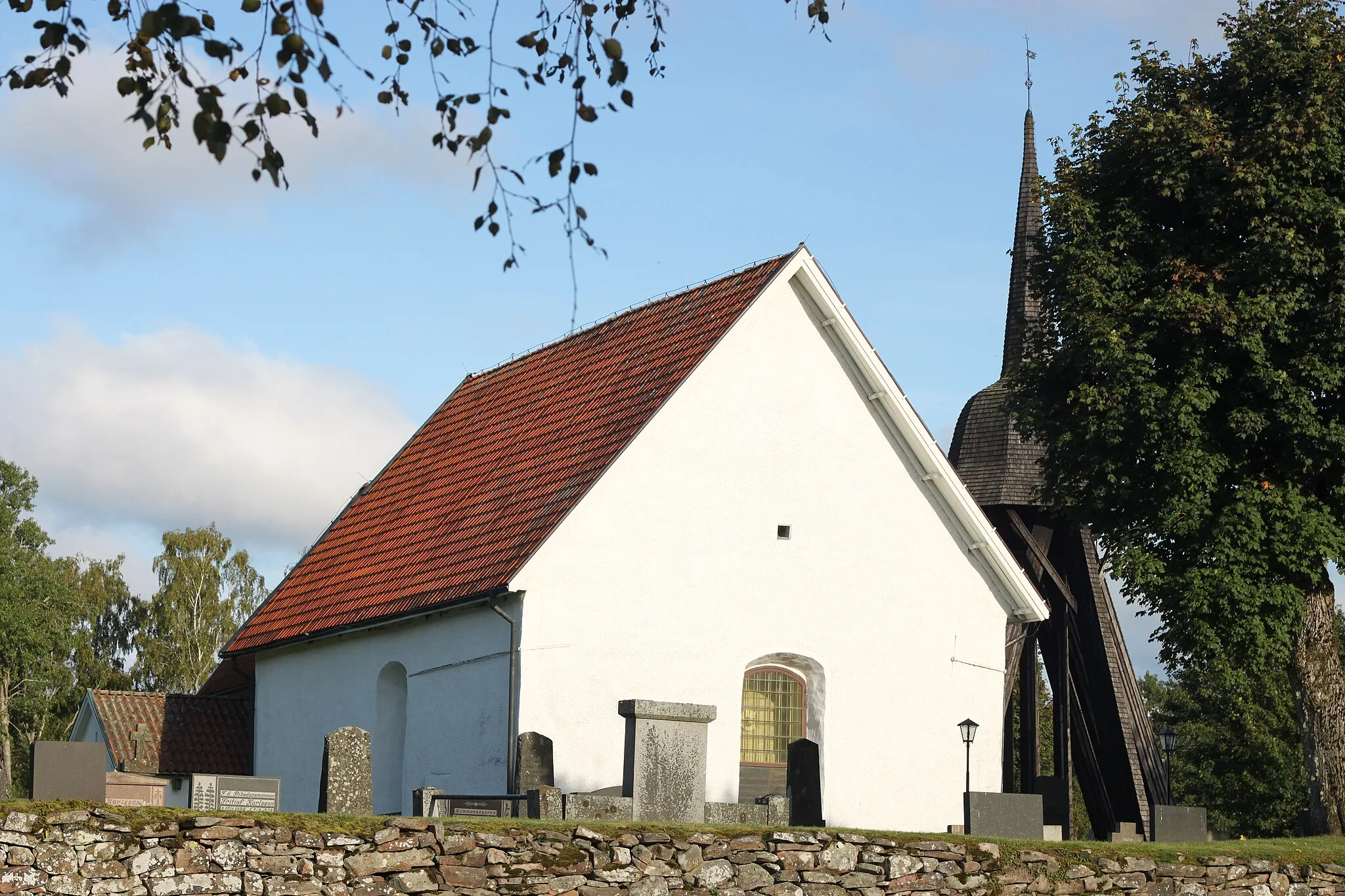 Photo showing: Nöttja kyrka med klocktorn