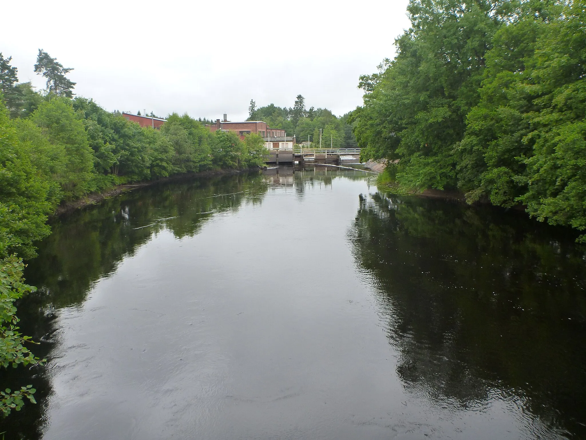 Photo showing: River Nissan in Skeppshult