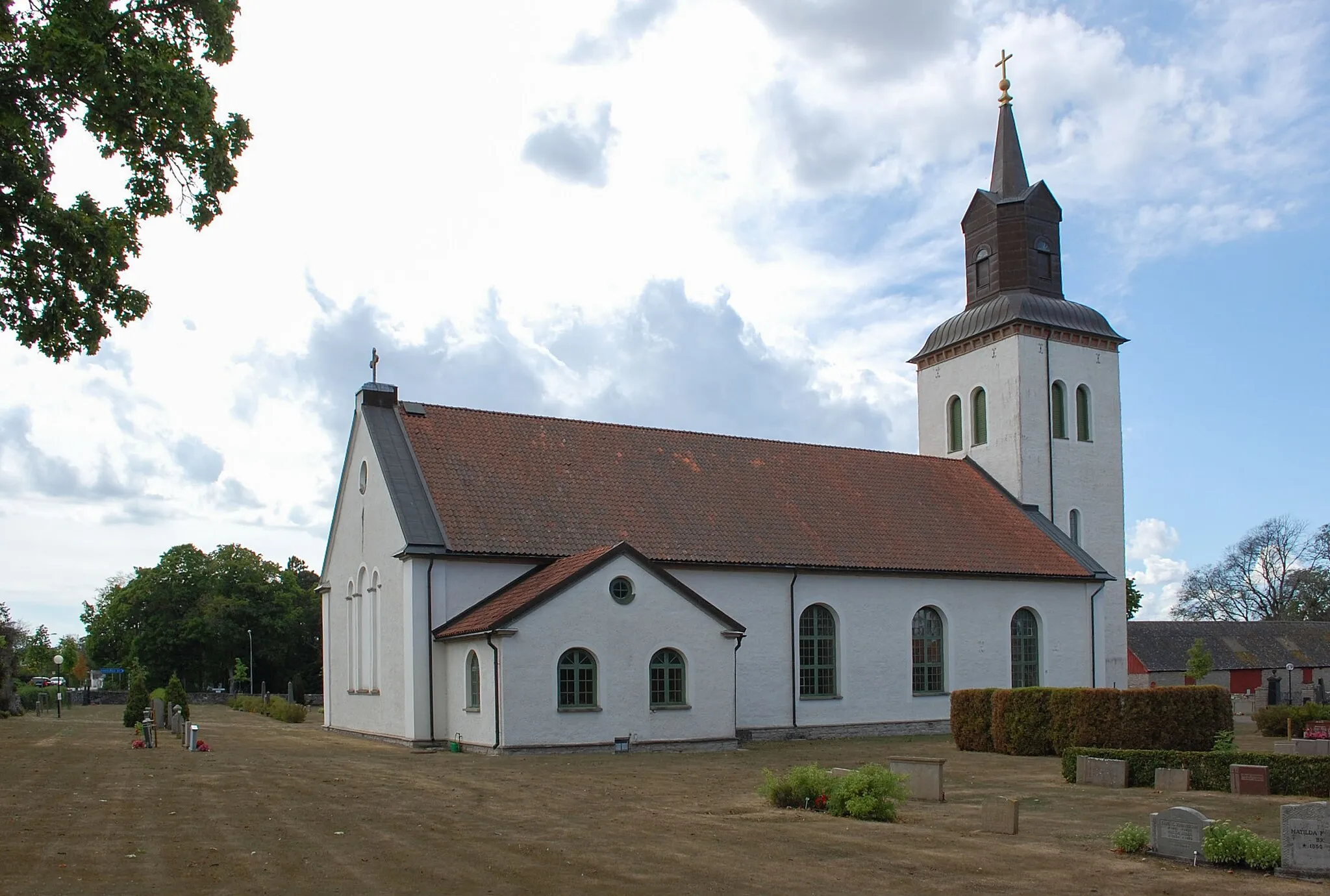 Photo showing: Kastlösa Church.Exterior of the church from the north-east.