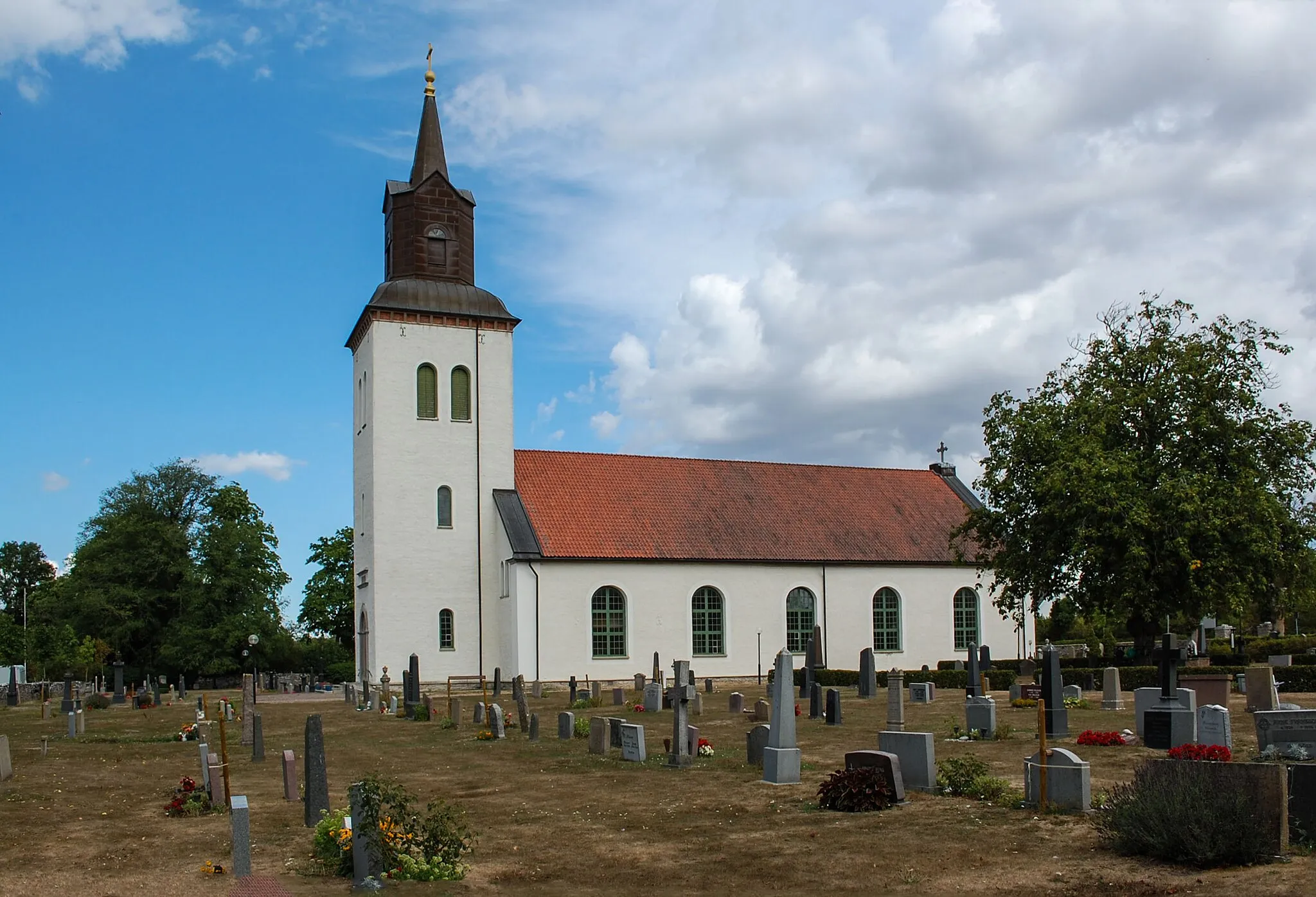 Photo showing: Kastlösa Church.The exterior of the church from the south.