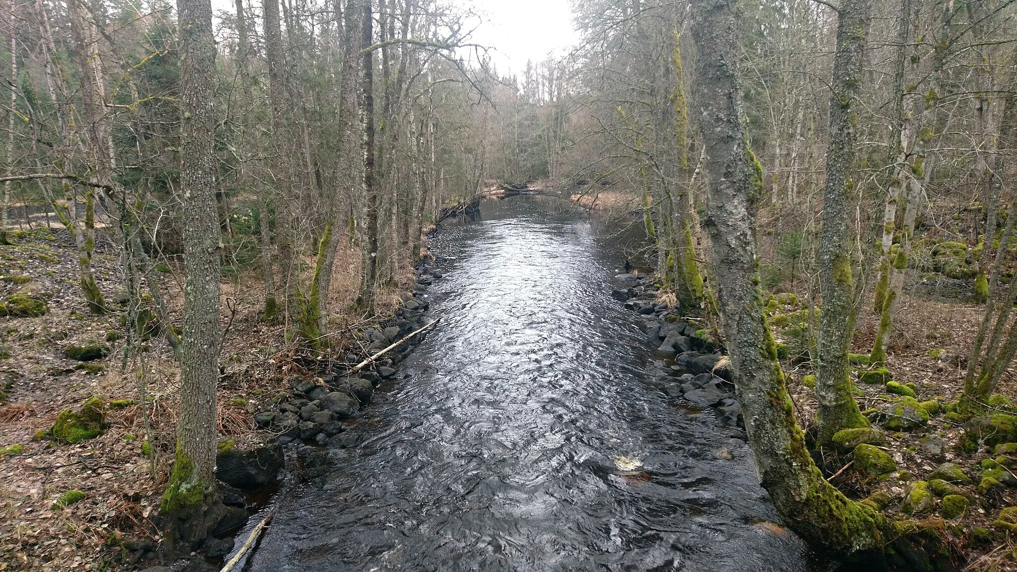 Photo showing: Hokaån vid Hok.