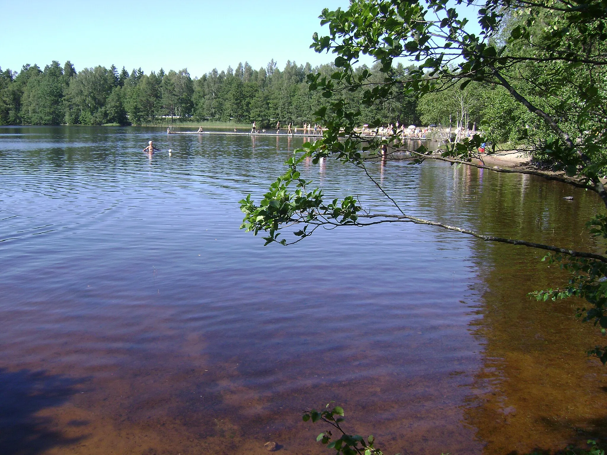 Photo showing: Lake Furusjö, Sweden in July 2008