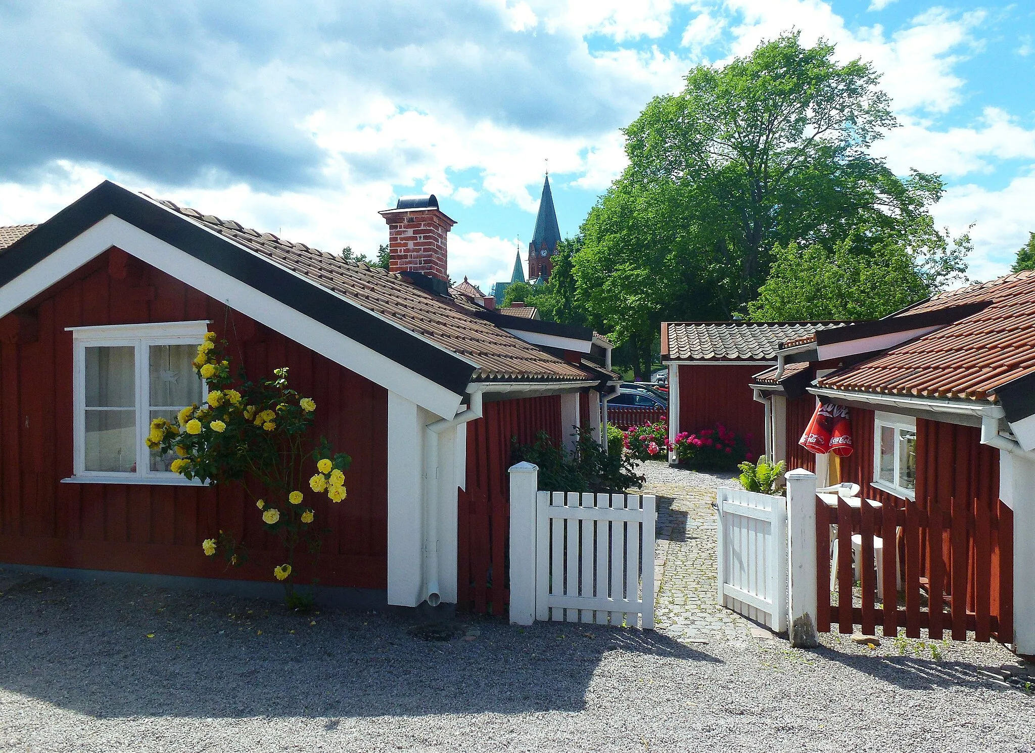 Photo showing: Båtsmansstugorna, Västervik