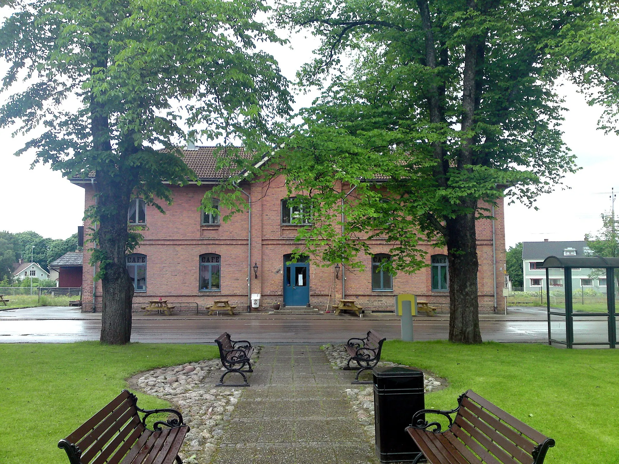 Photo showing: Stockaryd's station eleven kilometers south of Sävsjö, Småland