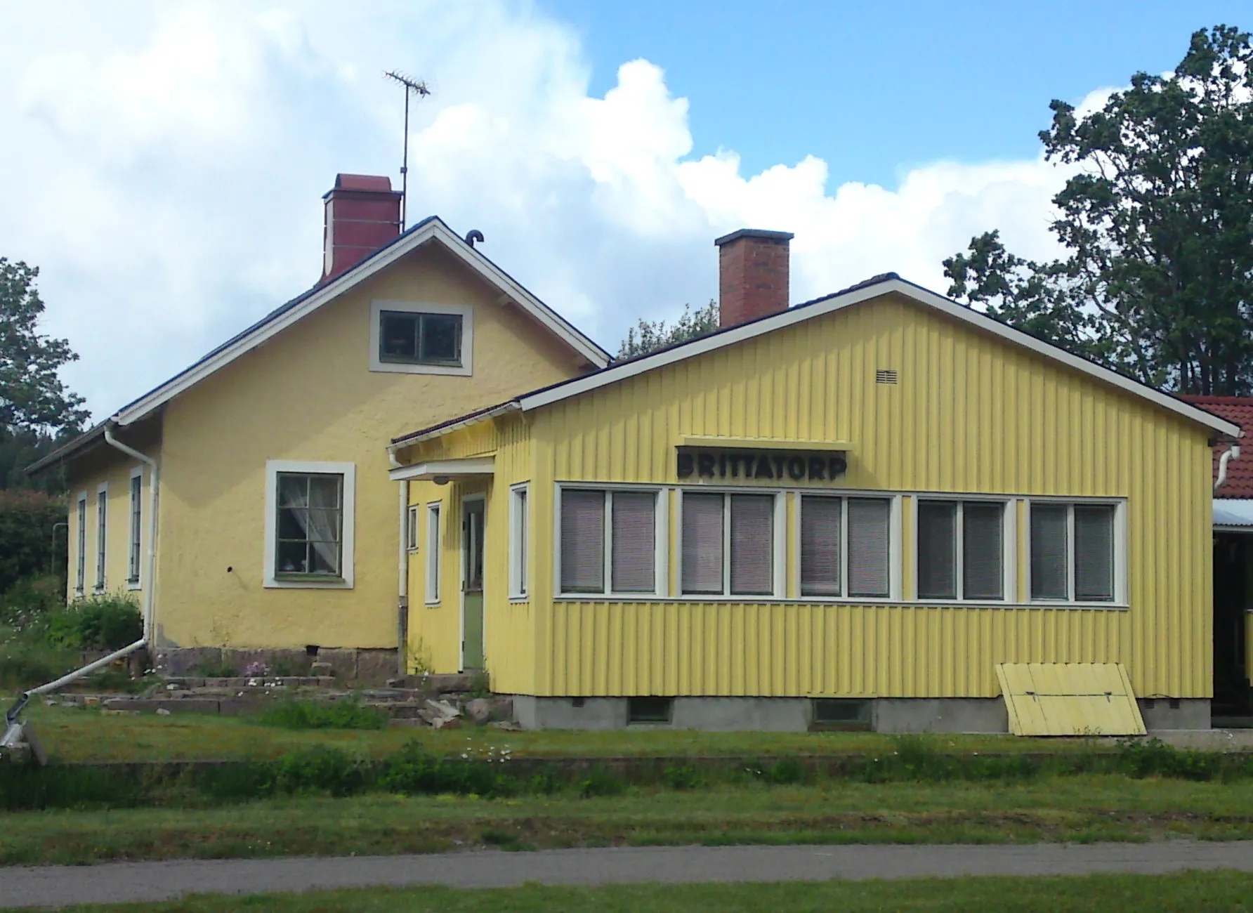 Photo showing: Brittatorp's station, Småland, Sweden