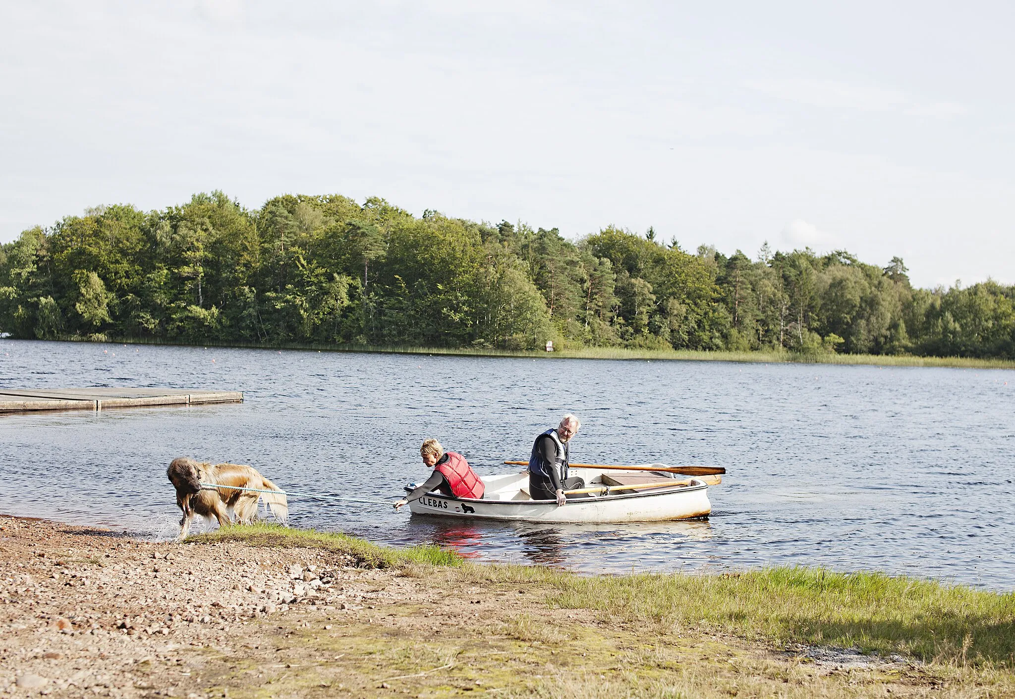 Photo showing: Båttur i Skånes Fagerhult.